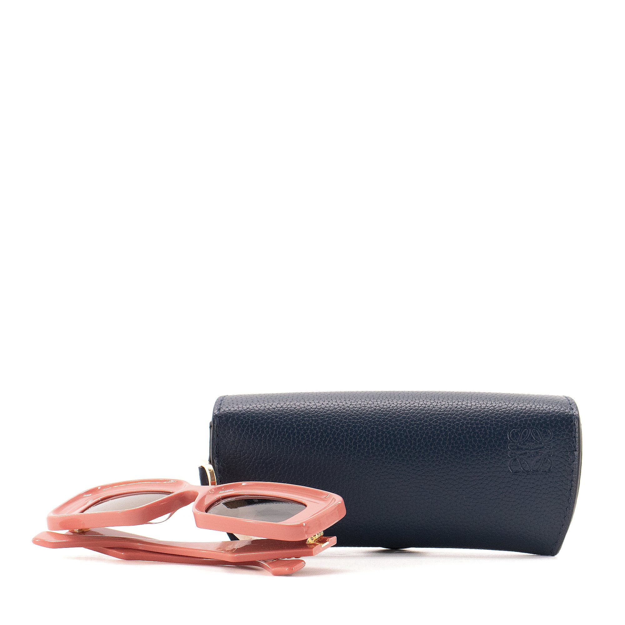 LOEWE - Lunettes de soleil Chunky Anagram Loewe en plastique rose