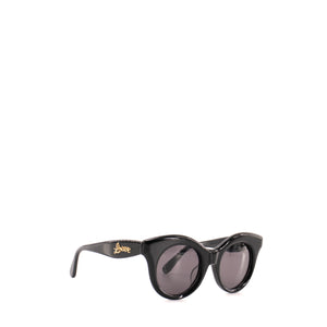 LOEWE - Lunettes de soleil Curvy Loewe en plastique noir