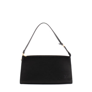 LOUIS VUITTON - Louis Vuitton Accessories Pouch in Black Epi Leather