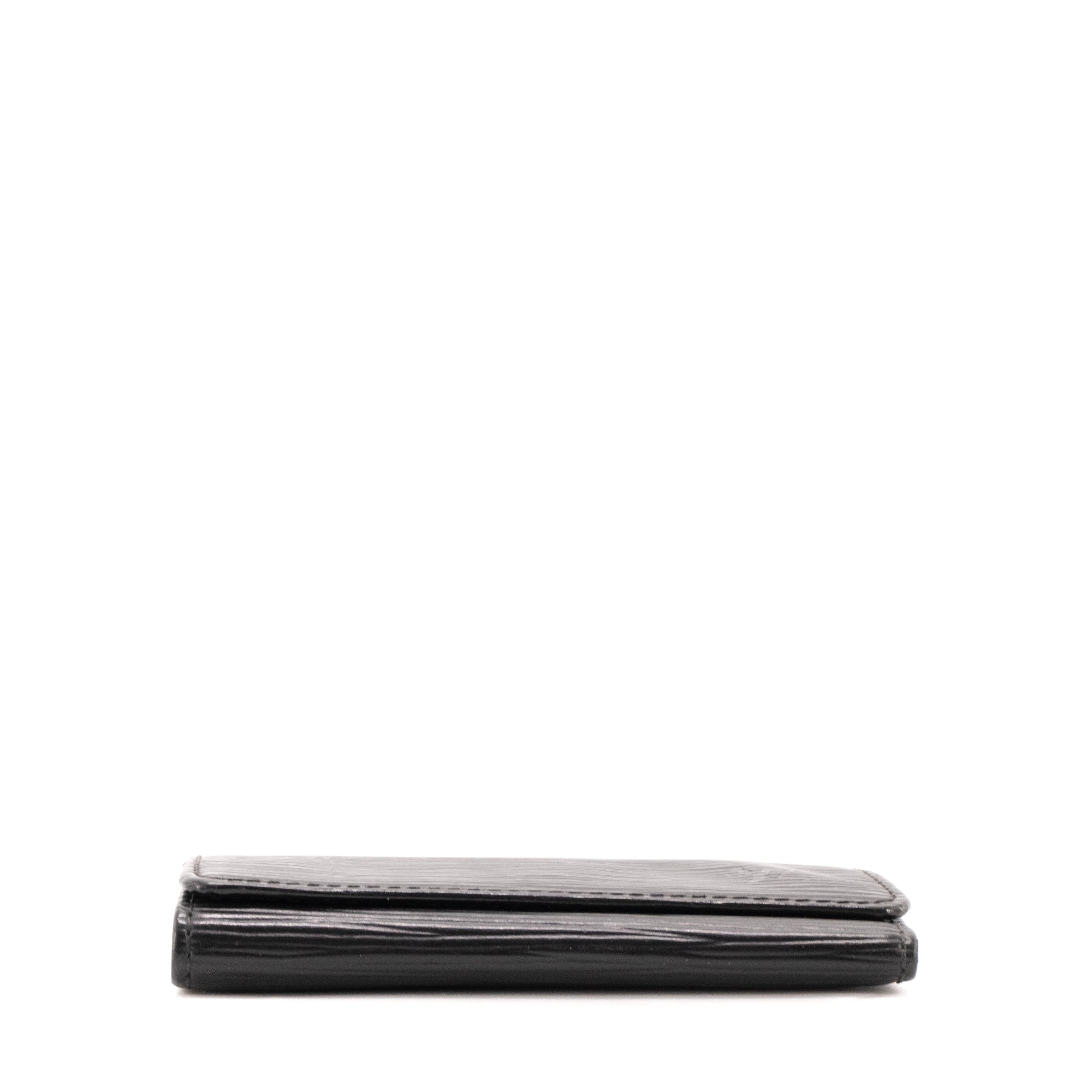 LOUIS VUITTON - Louis Vuitton Multi-Key 4 Pouch in Black Epi Leather