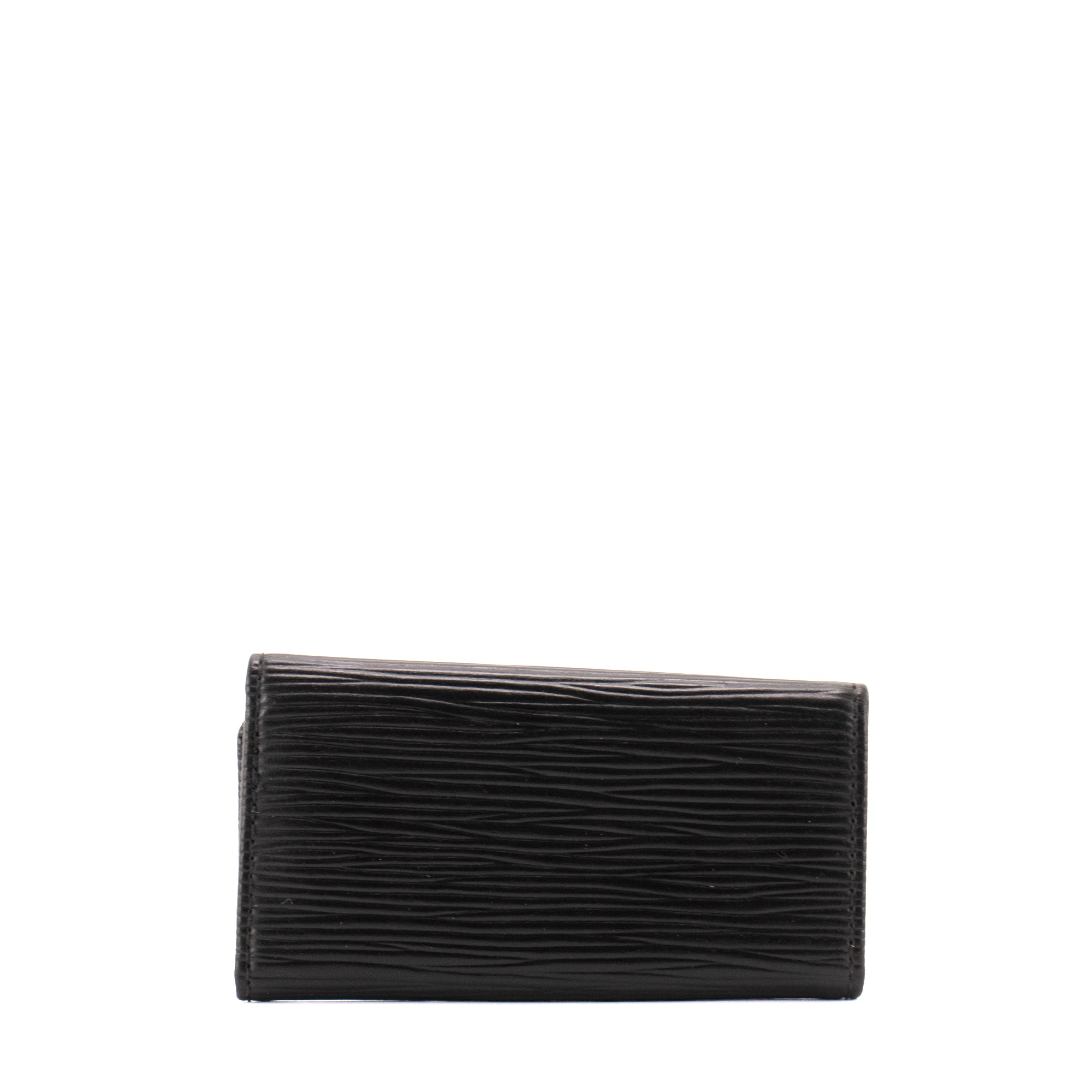 LOUIS VUITTON - Louis Vuitton Multi-Key 4 Pouch in Black Epi Leather
