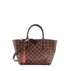 LOUIS VUITTON - Louis Vuitton Caissa Tote PM shoulder bag in Damier Ébène coated canvas