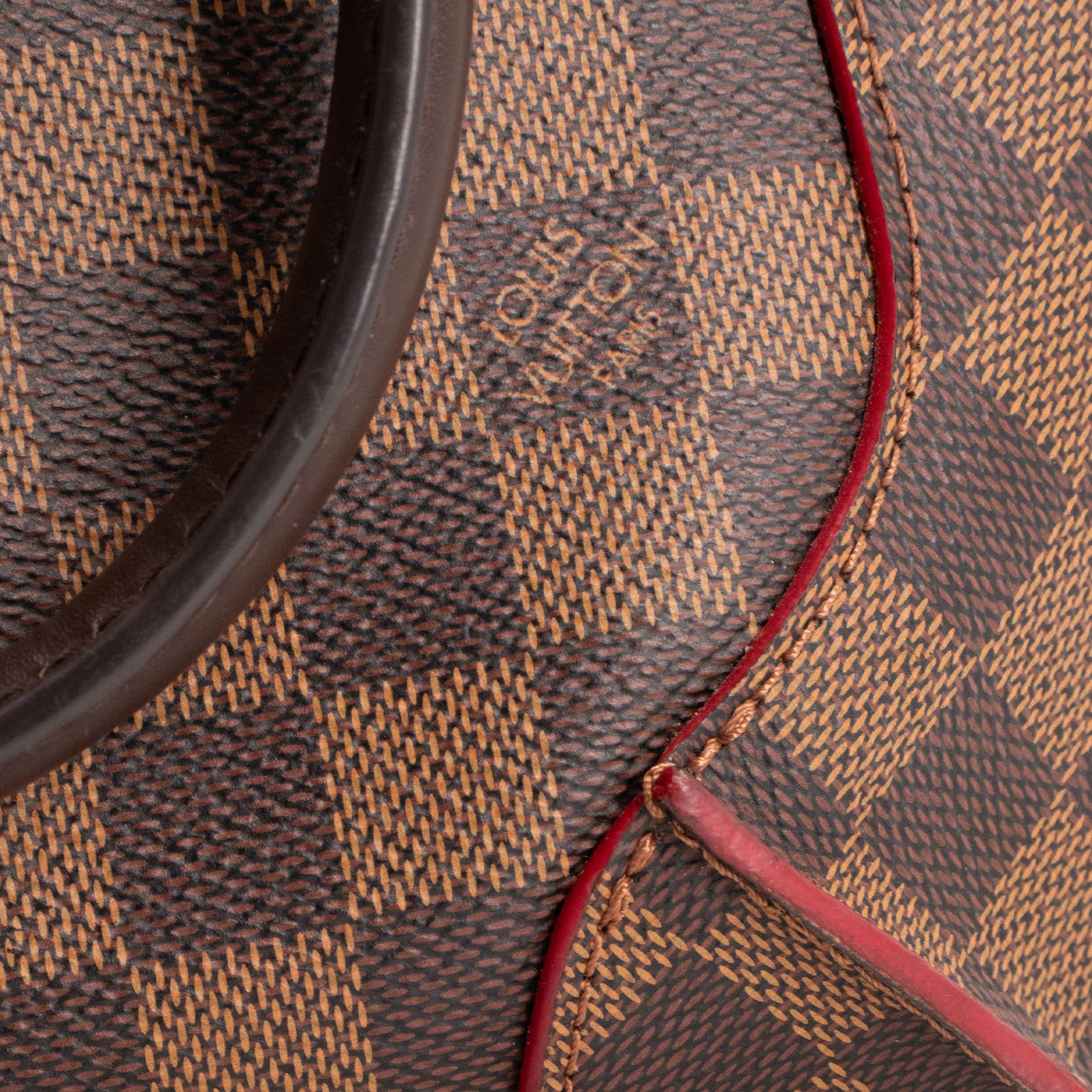 LOUIS VUITTON - Louis Vuitton Caissa Tote PM shoulder bag in Damier Ébène coated canvas