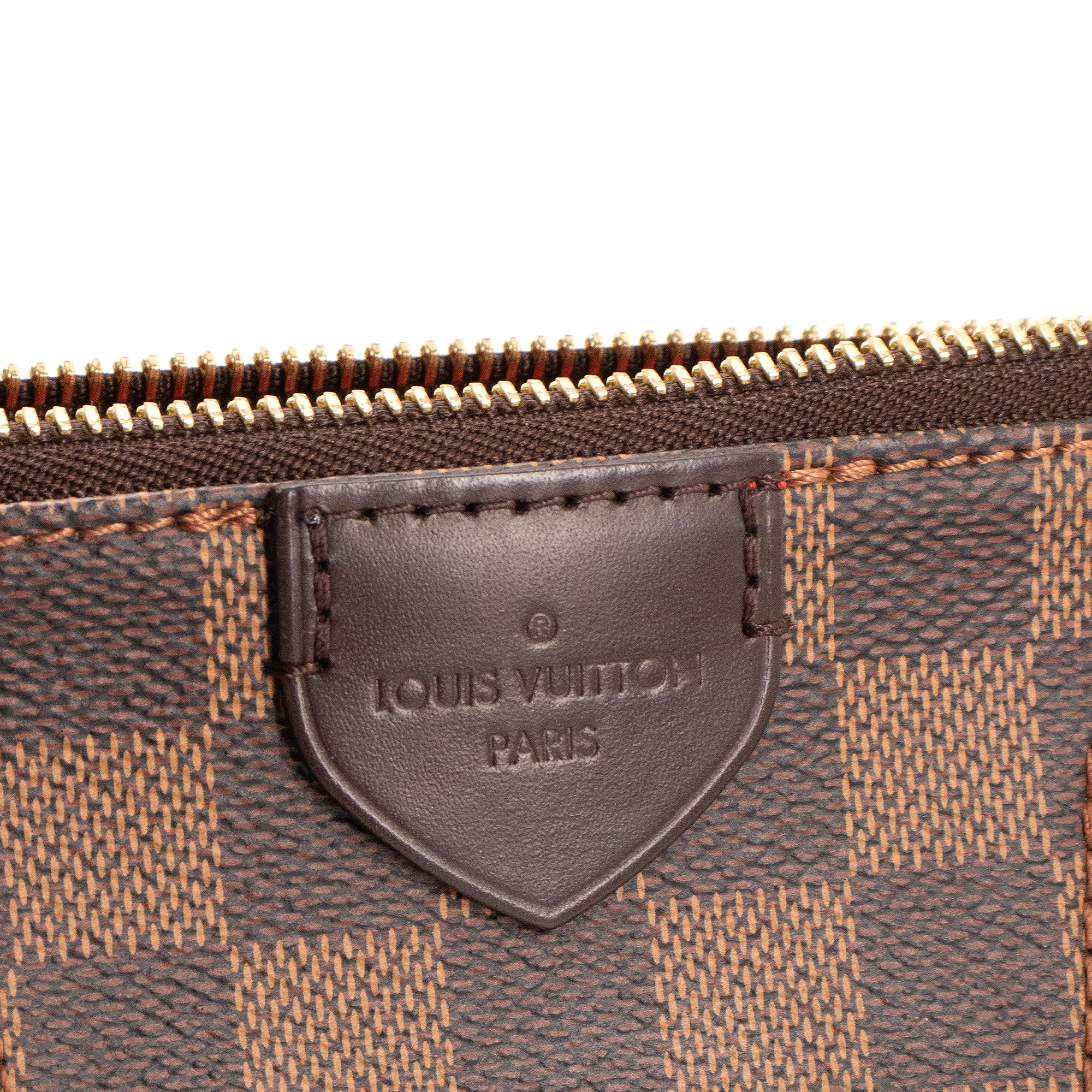 LOUIS VUITTON - Louis Vuitton Caissa Tote PM shoulder bag in Damier Ébène coated canvas