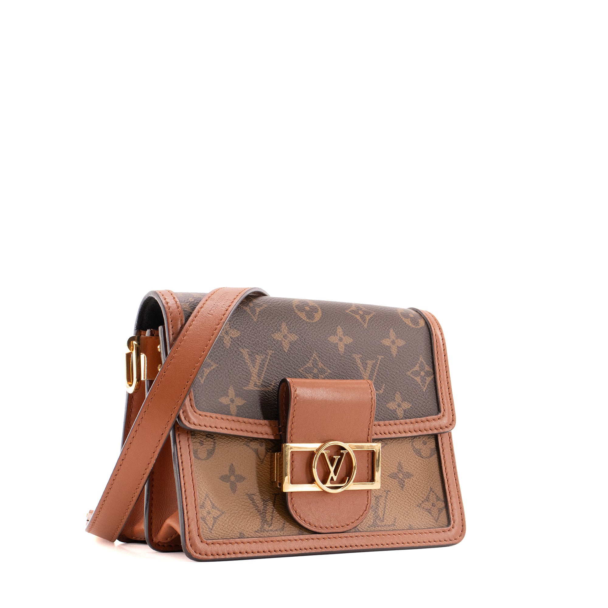 LOUIS VUITTON - Sac à bandoulière Dauphine mini Louis Vuitton en toile monogrammée