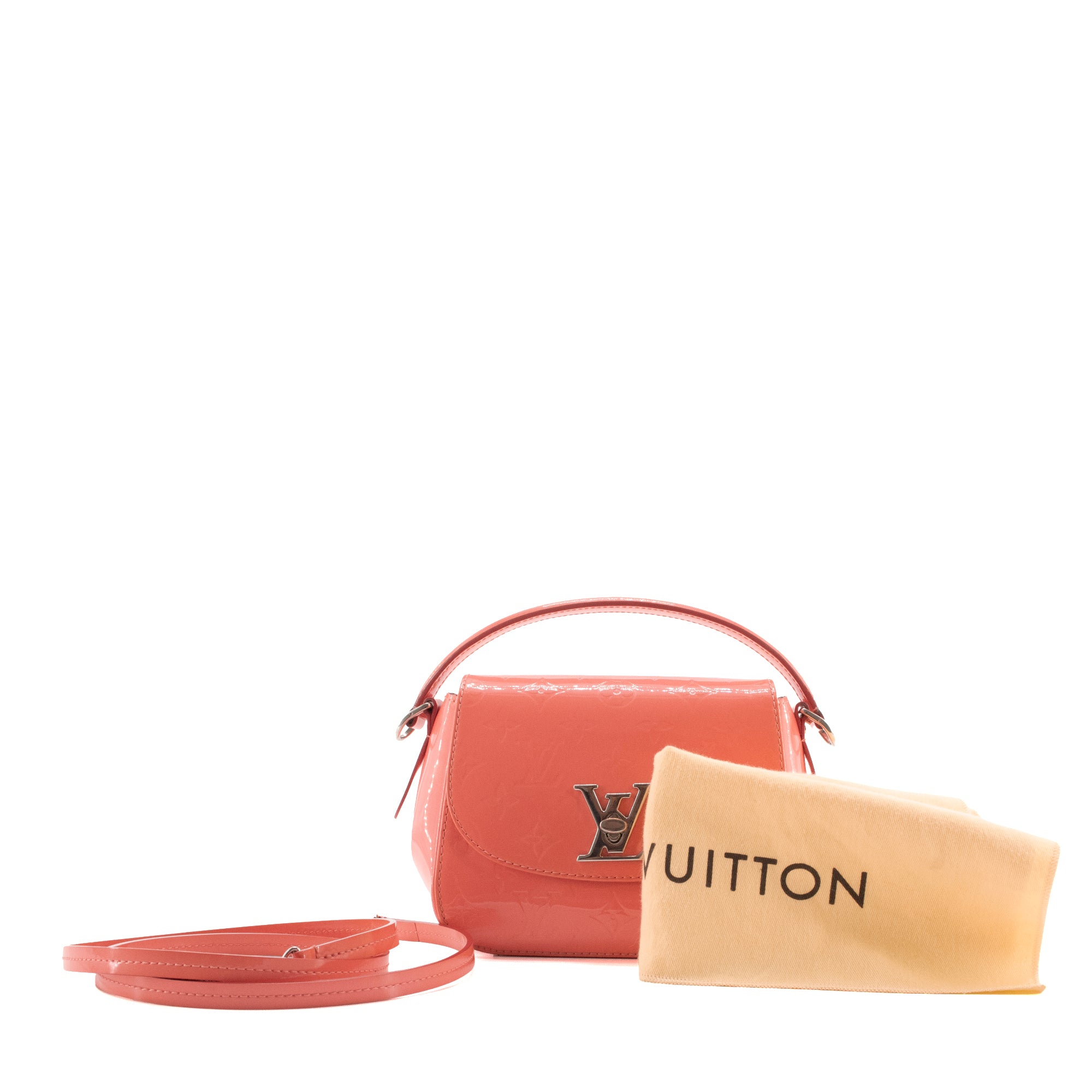 LOUIS VUITTON - Louis Vuitton Pasadena shoulder bag in pink patent leather