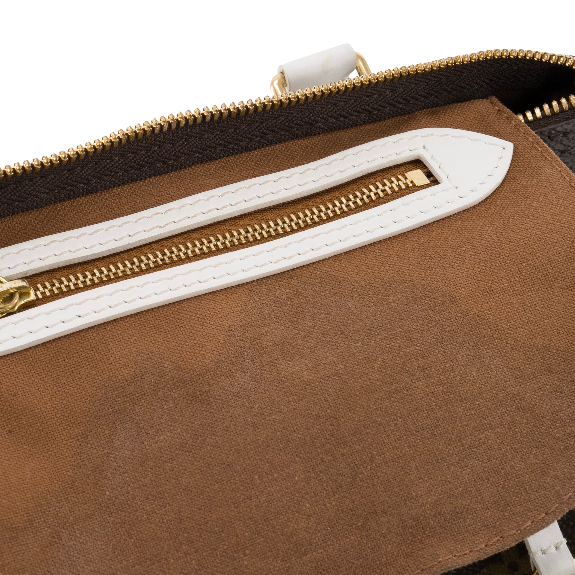 LOUIS VUITTON - Sac à bandoulière Speedy 25 Louis Vuitton en toile enduite marron édition limitée Match