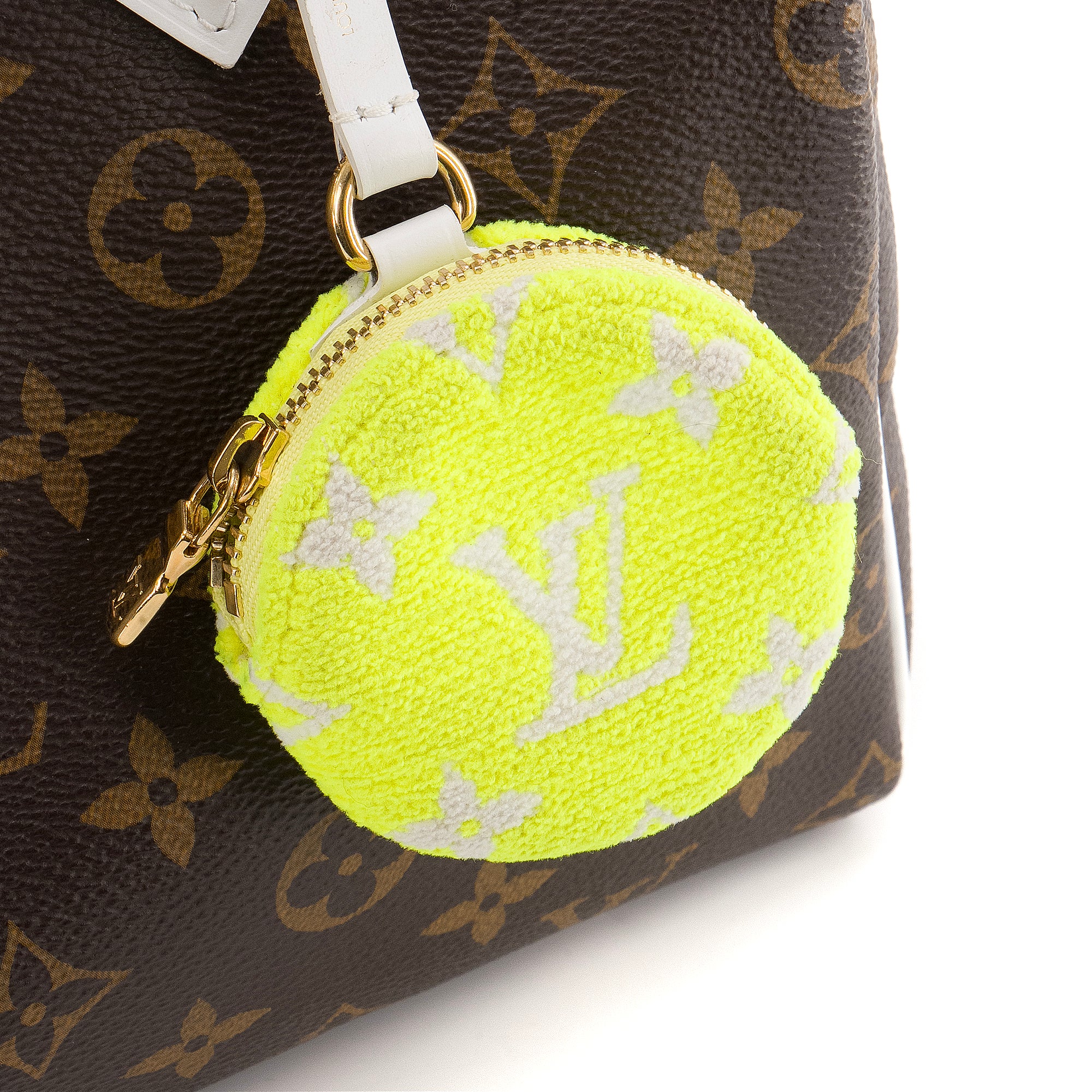 LOUIS VUITTON - Sac à bandoulière Speedy 25 Louis Vuitton en toile enduite marron édition limitée Match