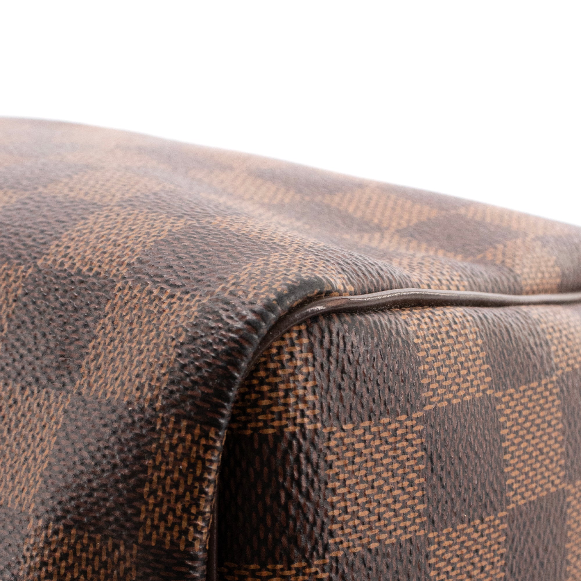 LOUIS VUITTON - Sac à bandoulière Speedy 30 Louis Vuitton en toile damier ébène