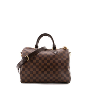 LOUIS VUITTON - Louis Vuitton Speedy 30 shoulder bag in ebony damier canvas