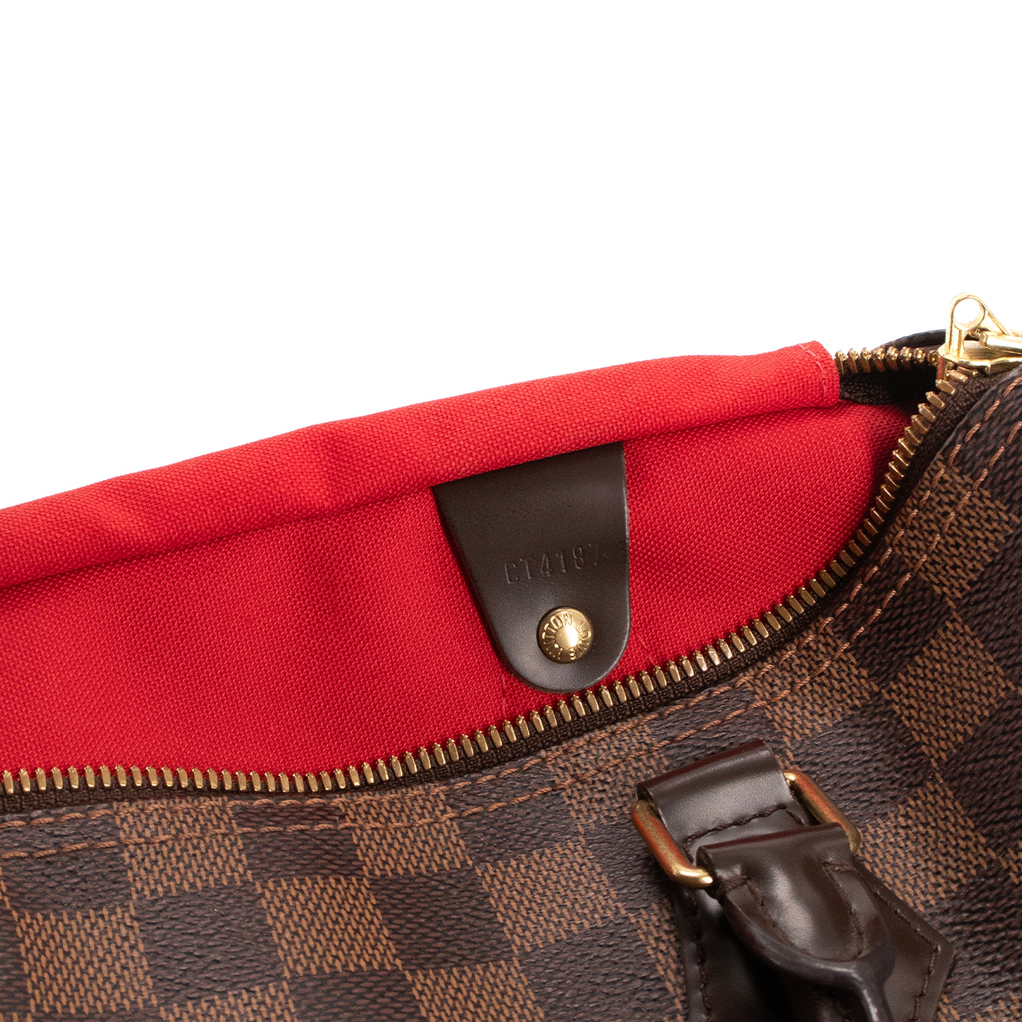 LOUIS VUITTON - Sac à bandoulière Speedy 30 Louis Vuitton en toile damier ébène