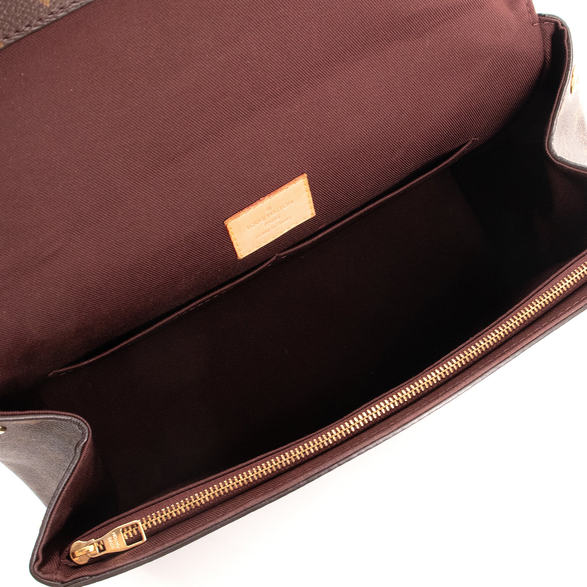 LOUIS VUITTON - Sac à main Cluny moyen Louis Vuitton en toile monogrammée marron