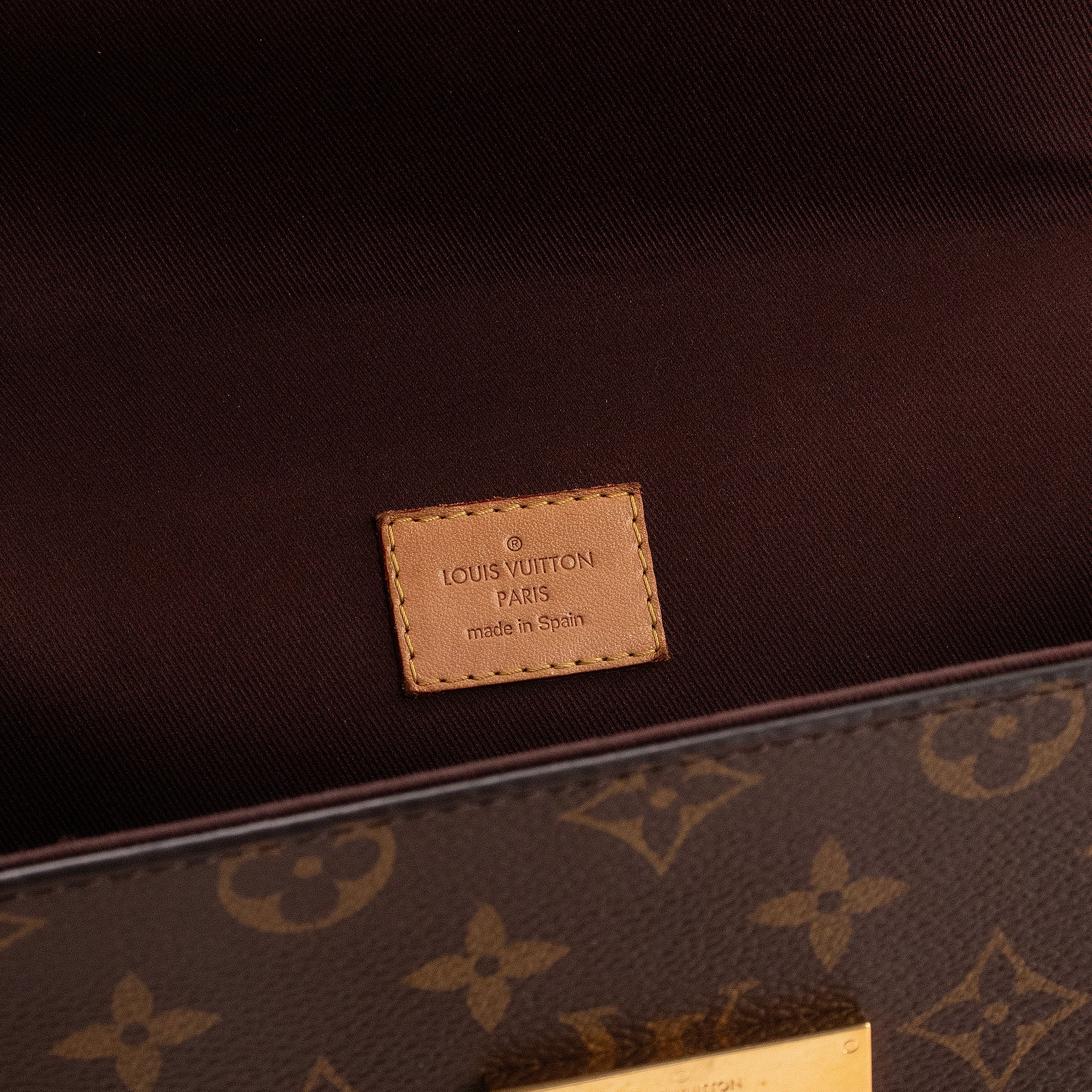 LOUIS VUITTON - Sac à main Cluny moyen Louis Vuitton en toile monogrammée marron