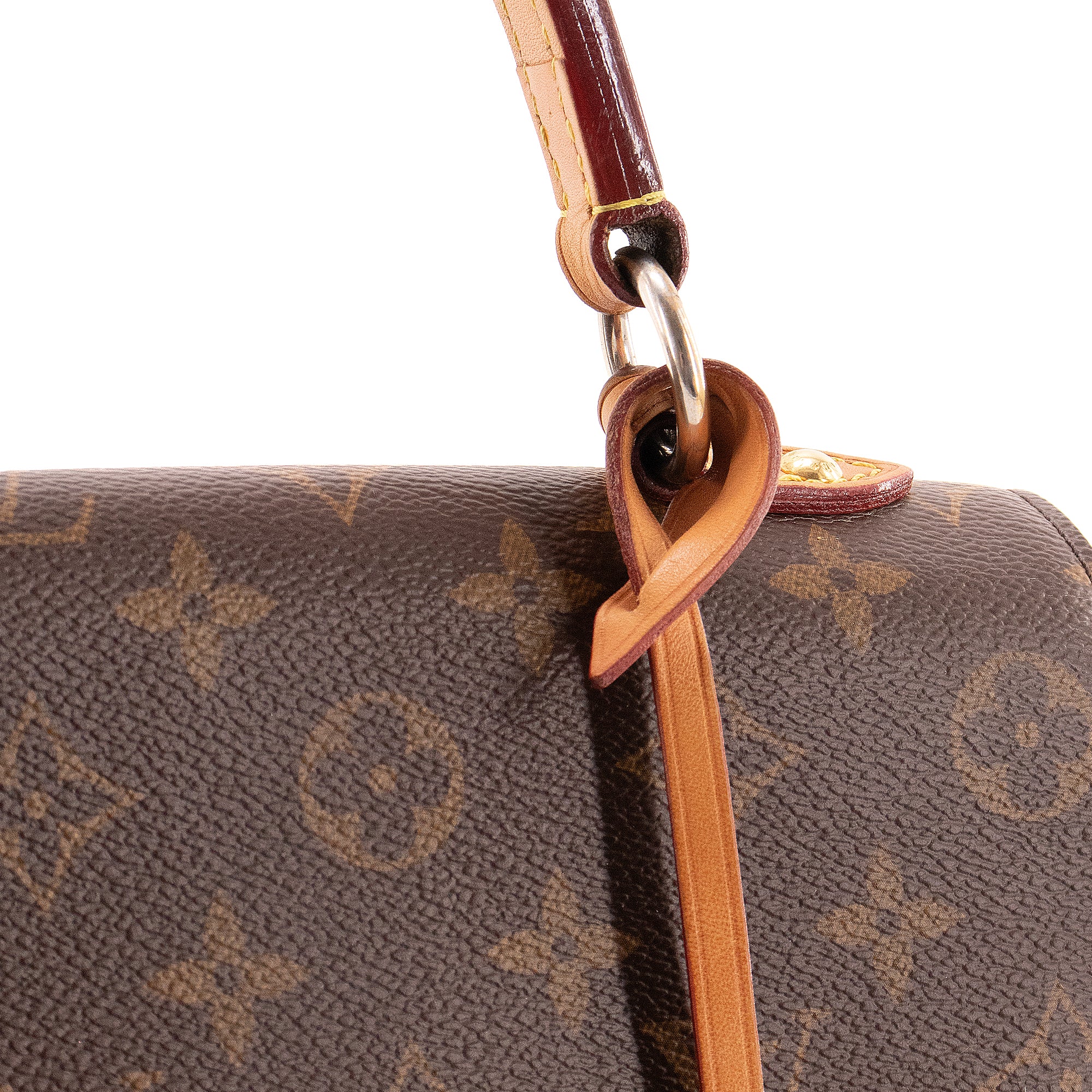 LOUIS VUITTON - Sac à main Cluny moyen Louis Vuitton en toile monogrammée marron