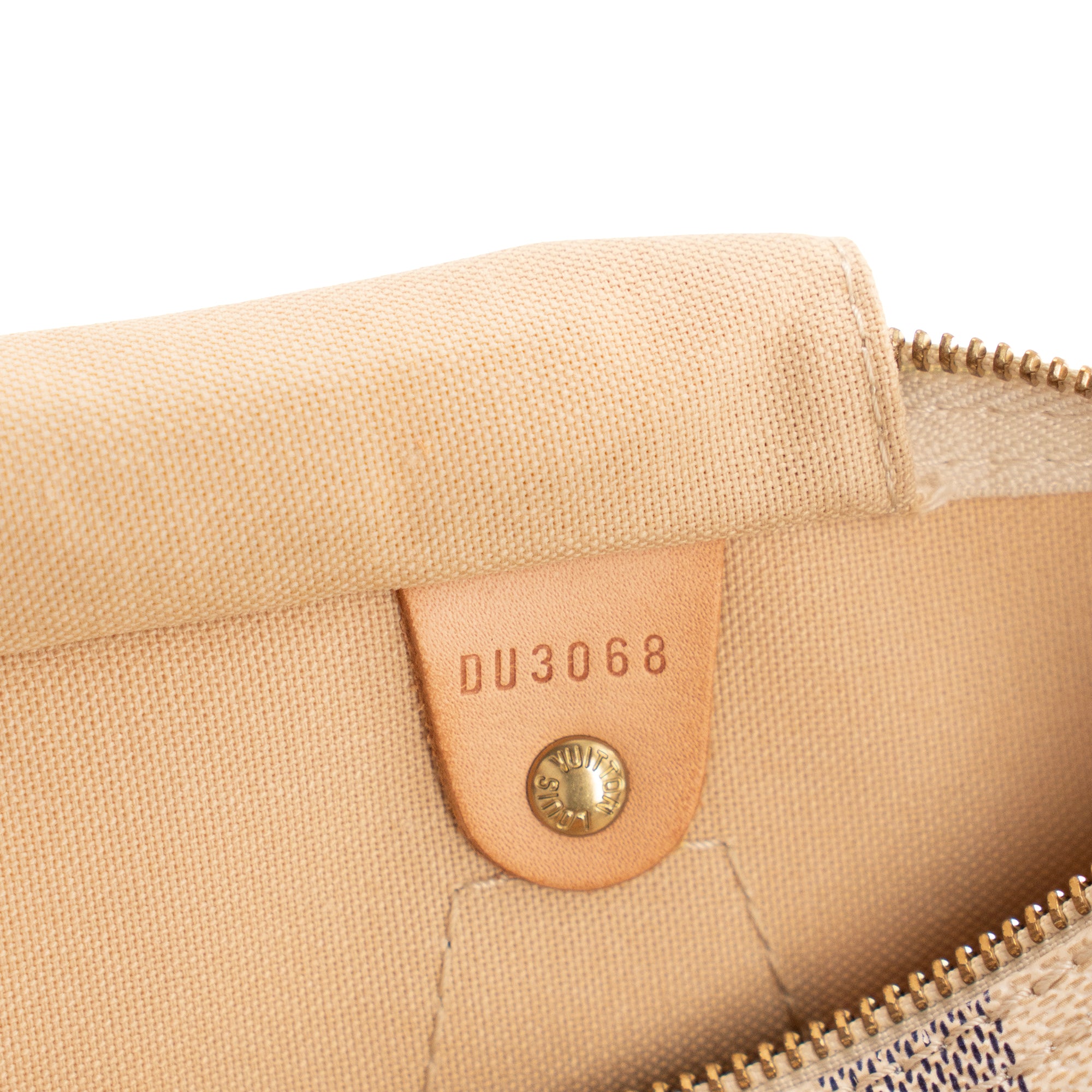 LOUIS VUITTON - Sac à main Speedy 30 Louis Vuitton en toile damier azur