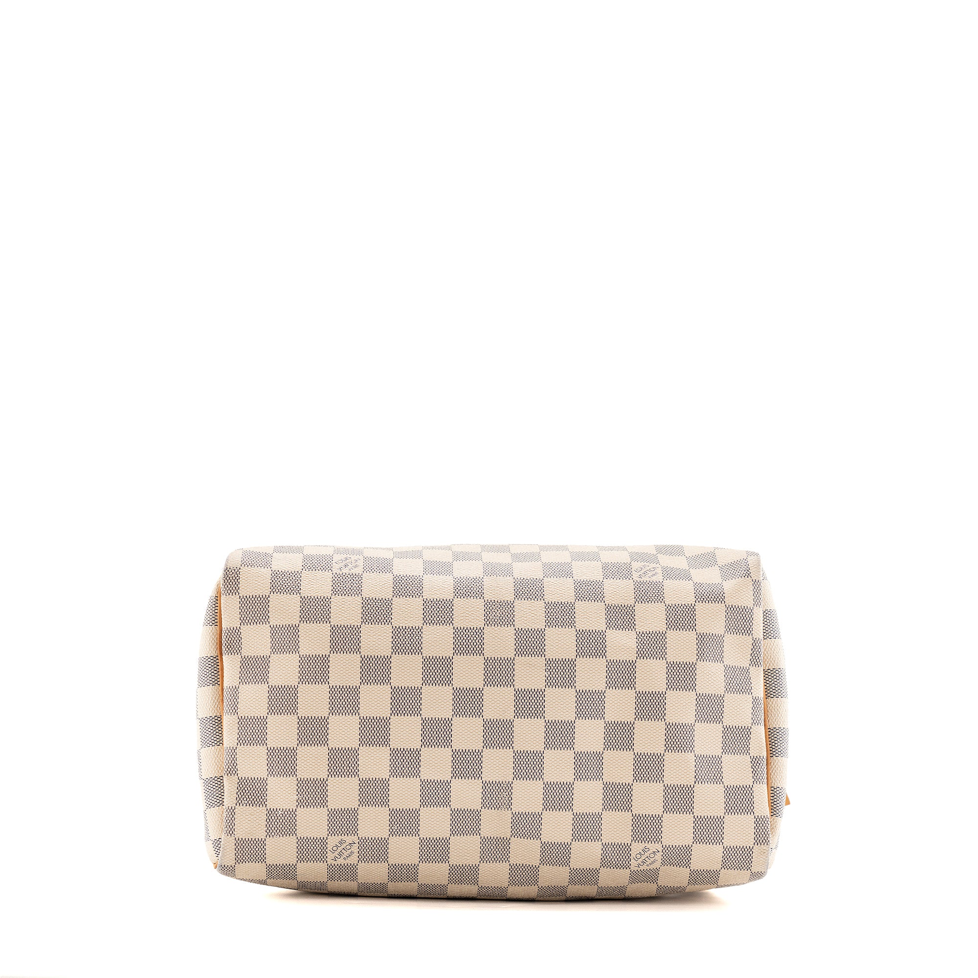 LOUIS VUITTON - Sac à main Speedy 30 Louis Vuitton en toile damier azur