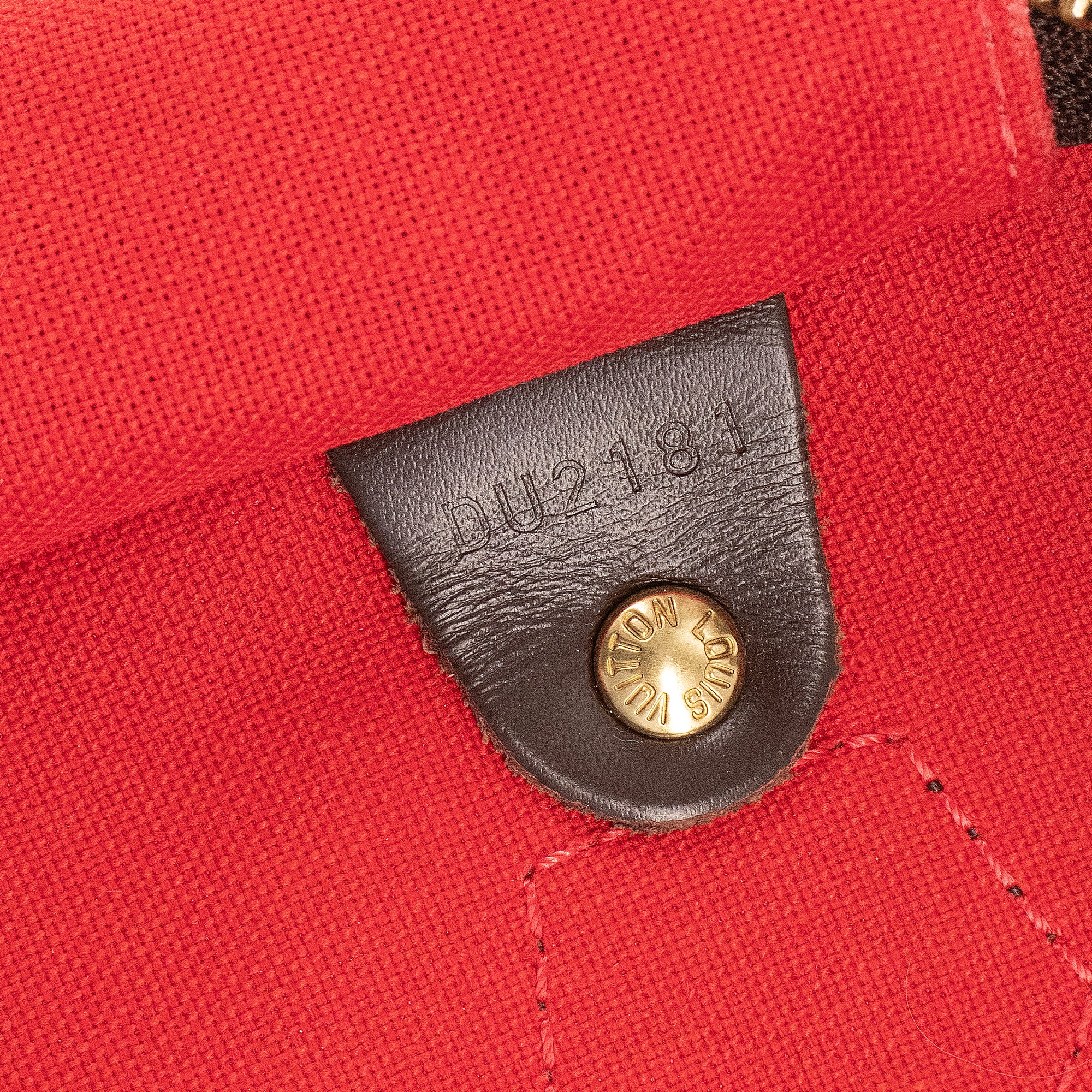 LOUIS VUITTON - Sac à main Speedy 35 Louis Vuitton en toile damier ébène