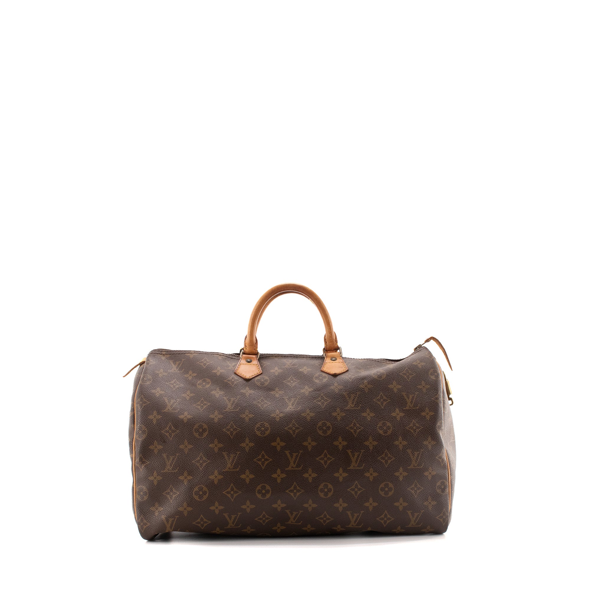 LOUIS VUITTON - Sac à main Speedy 40 Louis Vuitton en toile monogrammée vintage