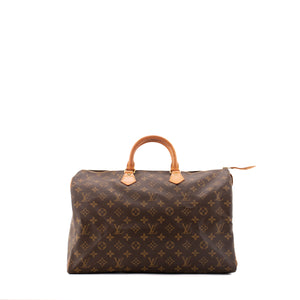 LOUIS VUITTON - Louis Vuitton Speedy 40 handbag in vintage monogrammed canvas