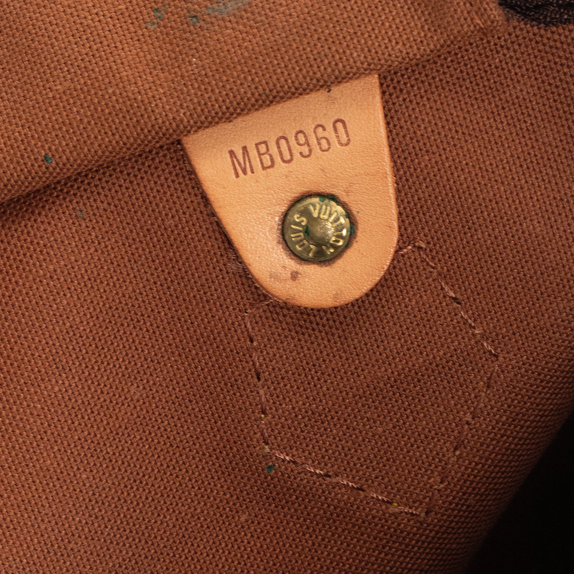 LOUIS VUITTON - Sac à main Speedy 40 Louis Vuitton en toile monogrammée vintage