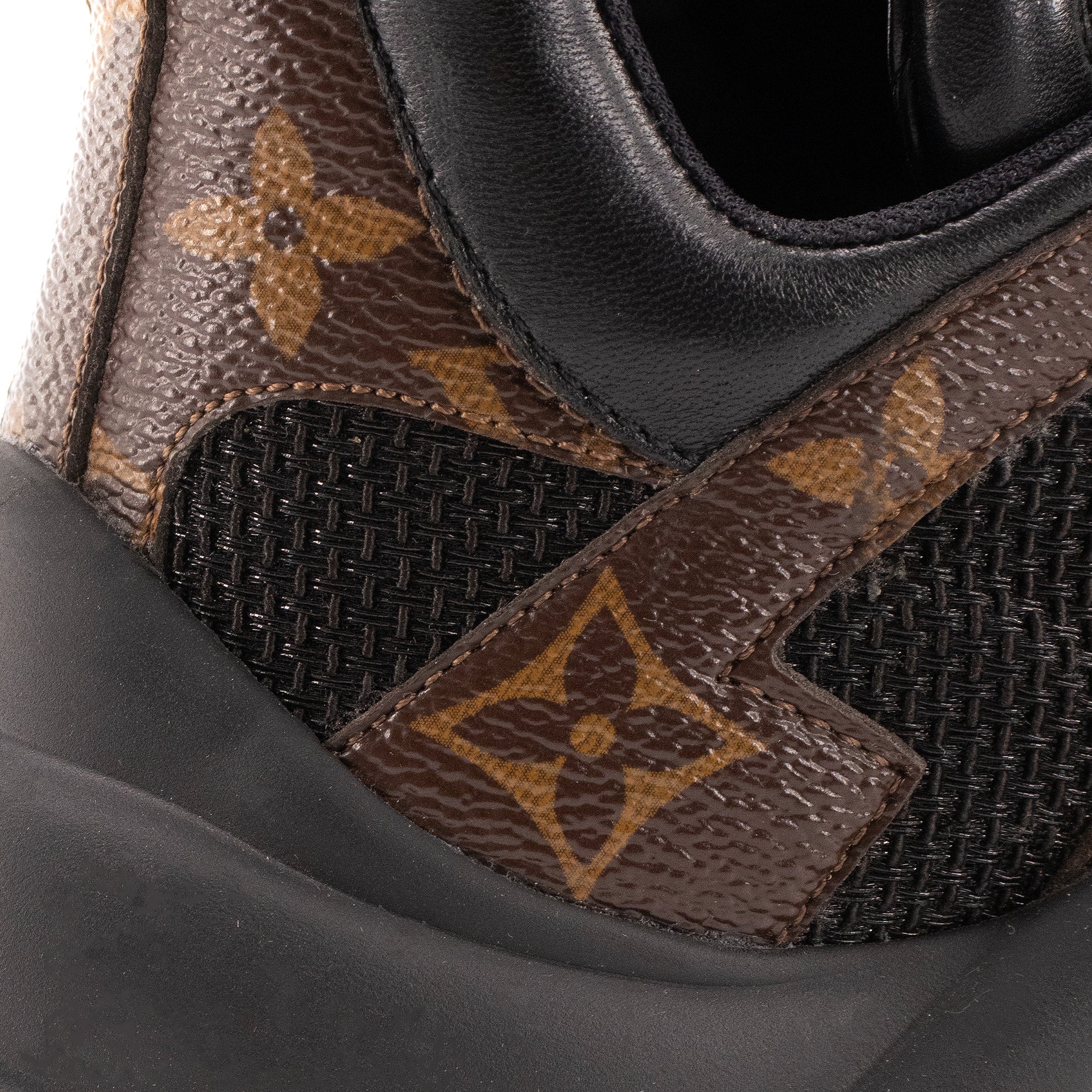 LOUIS VUITTON - Sneakers Archlight Louis Vuitton en cuir et toile monogrammmée (T37.5)