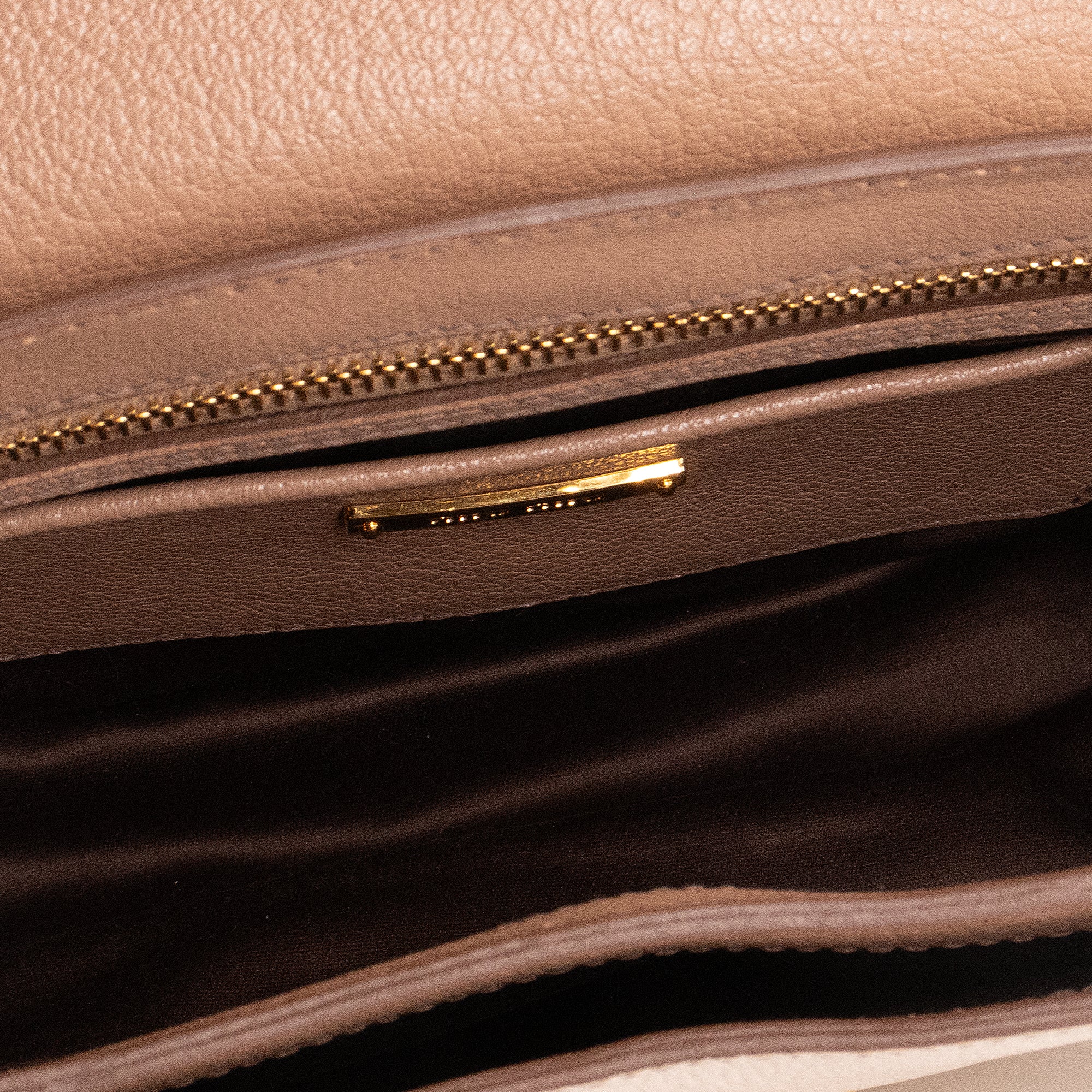 MIU MIU - Miu Miu Coffer shoulder bag in two-tone beige and brown leather