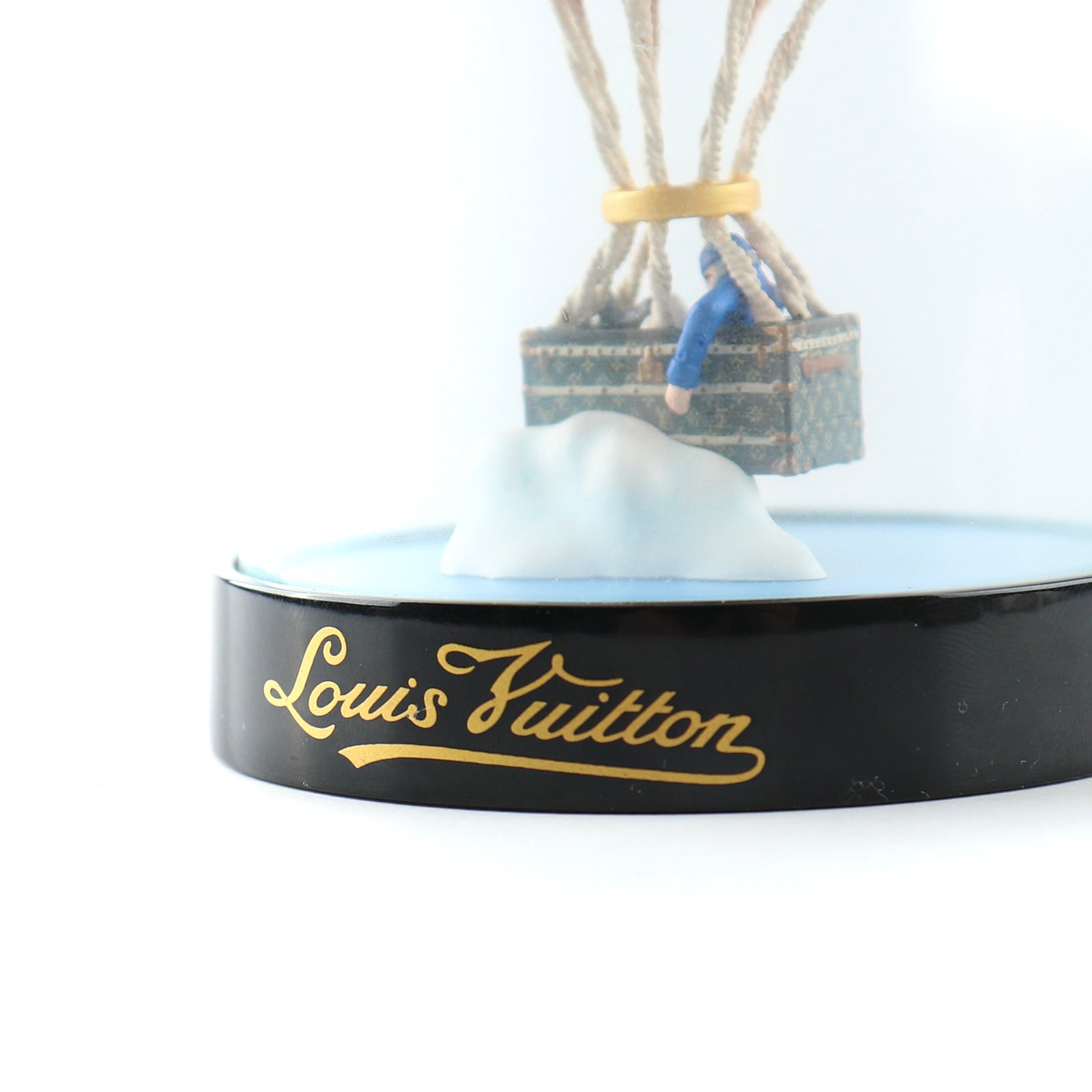 LOUIS VUITTON - Cloche en verre décorative Montgolfière