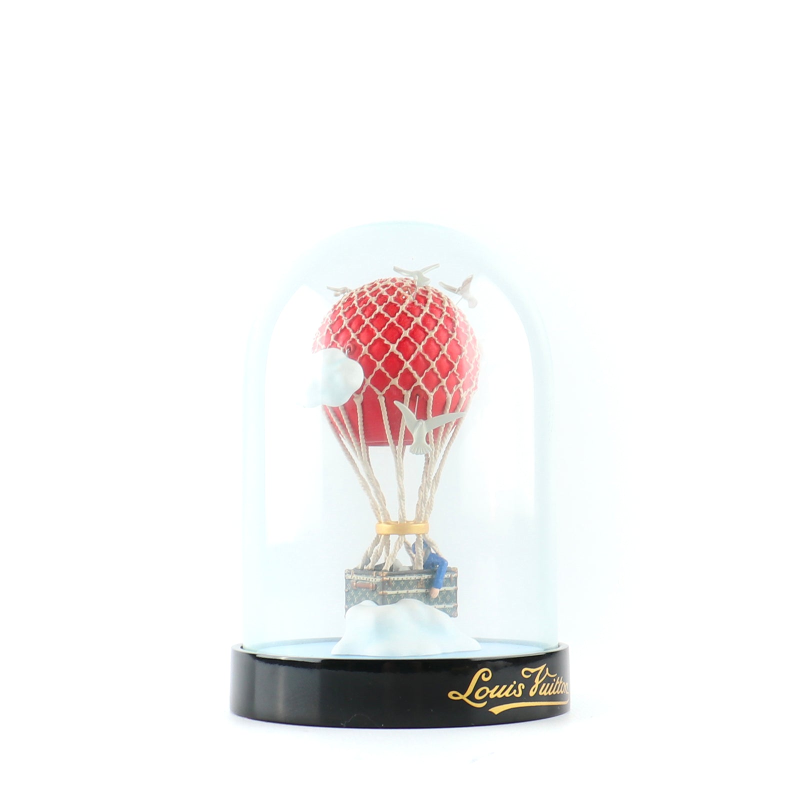LOUIS VUITTON - Cloche en verre décorative Montgolfière