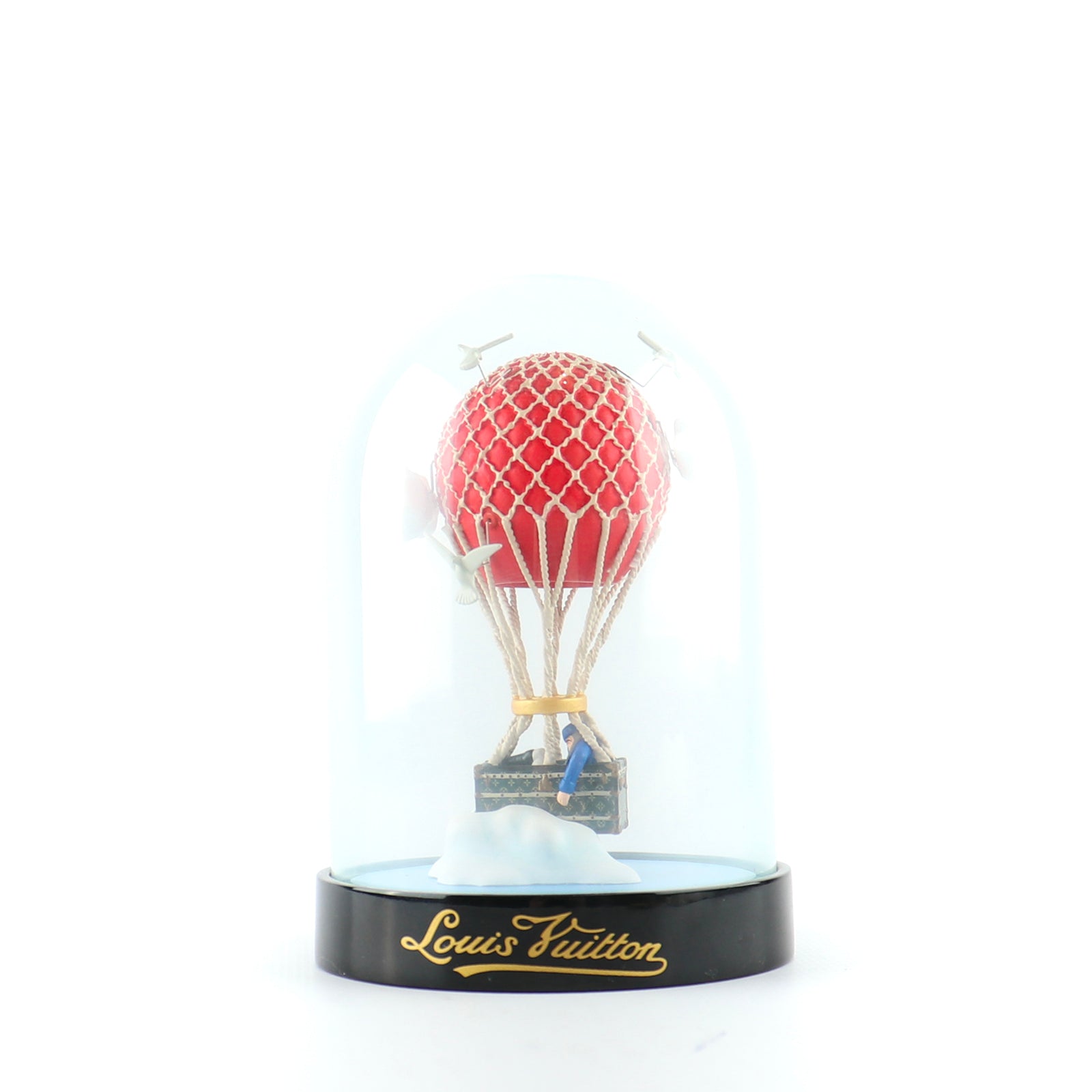 LOUIS VUITTON - Cloche en verre décorative Montgolfière