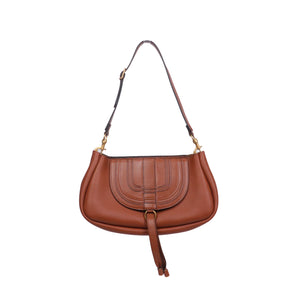 CHLOÉ - Darry shoulder bag in black grained leather