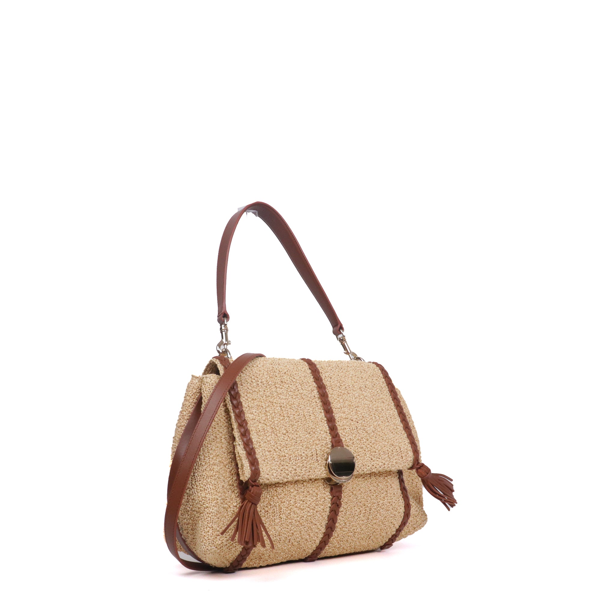 CHLOÉ - Darry shoulder bag in black grained leather