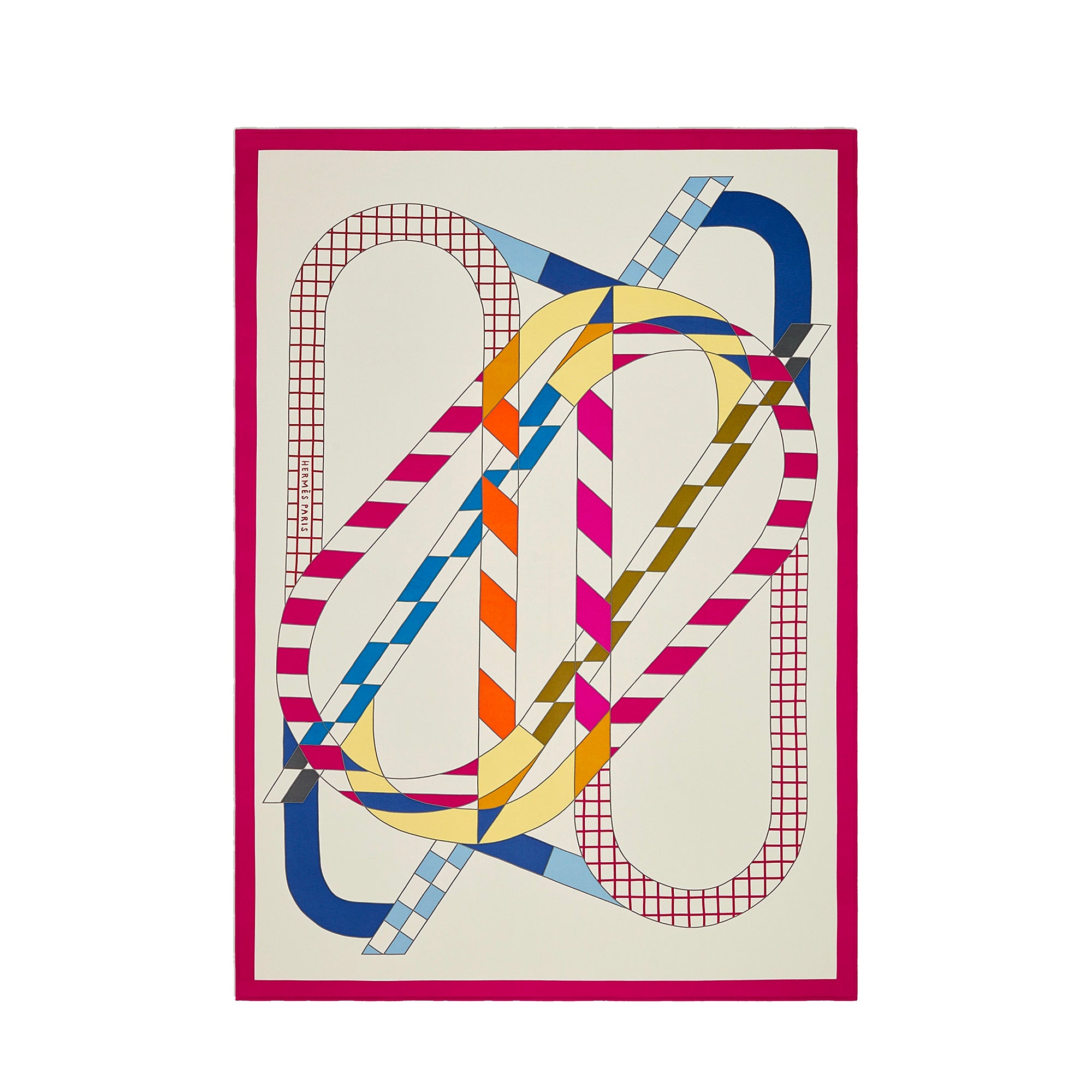 HERMÈS - Hermès Round And Round Plaid in Multicolored Cashmere
