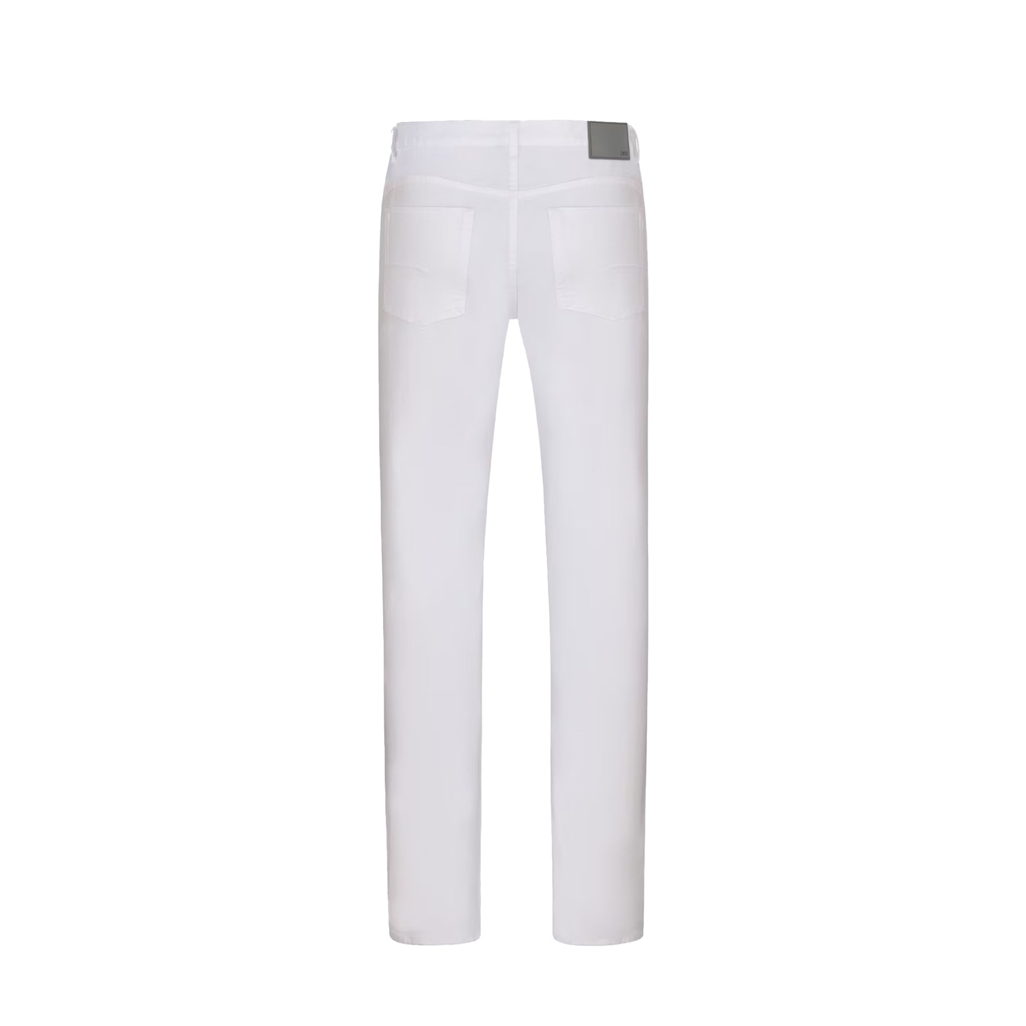 DIOR - Jean slim long en coton blanc (T32)