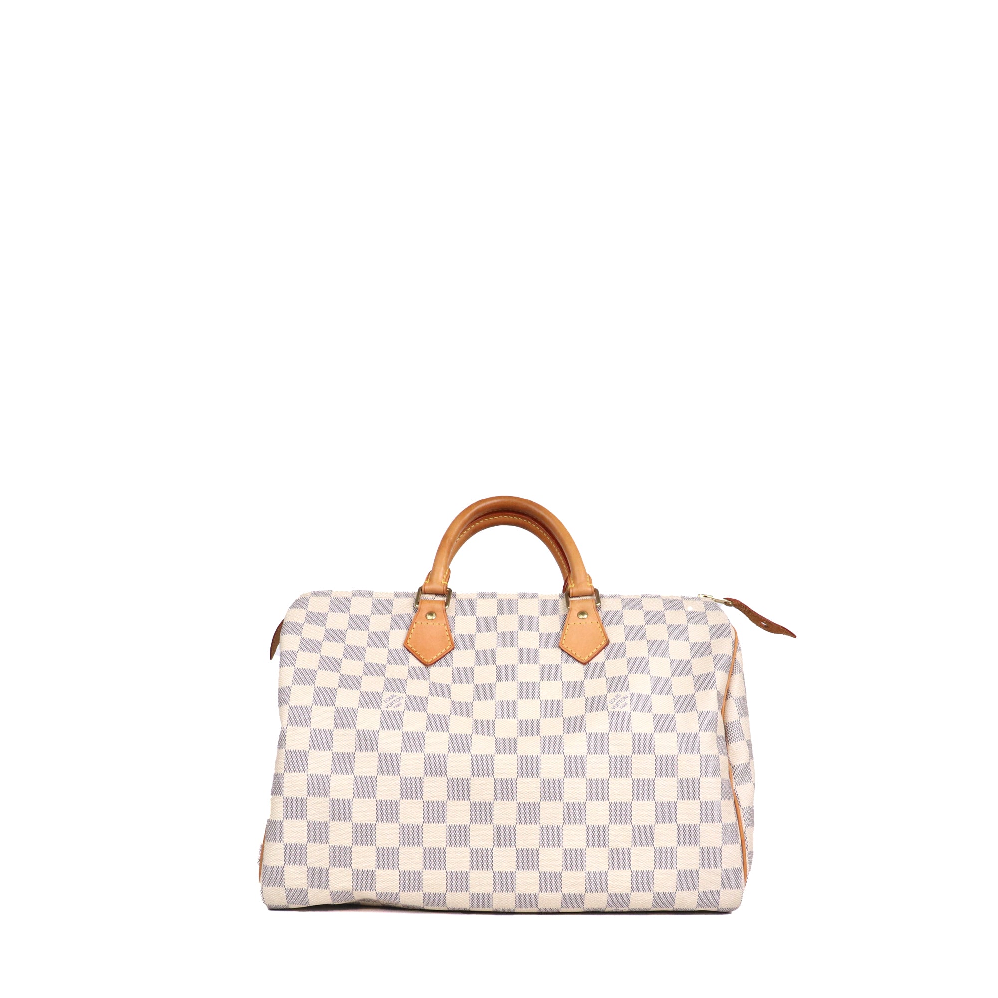 LOUIS VUITTON - Speedy 30 handbag in azure damier canvas