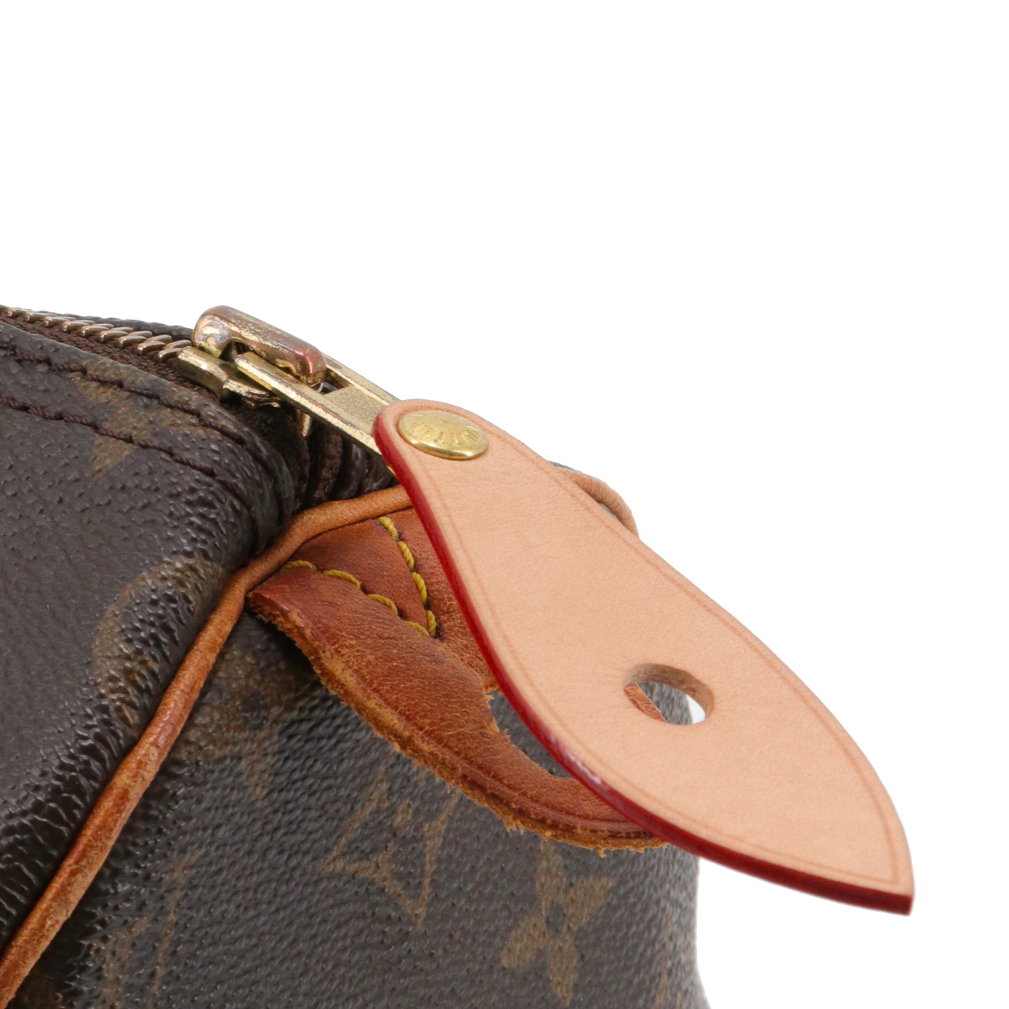 LOUIS VUITTON - Sac à main Speedy 30 Louis Vuitton en toile monogrammée vintage