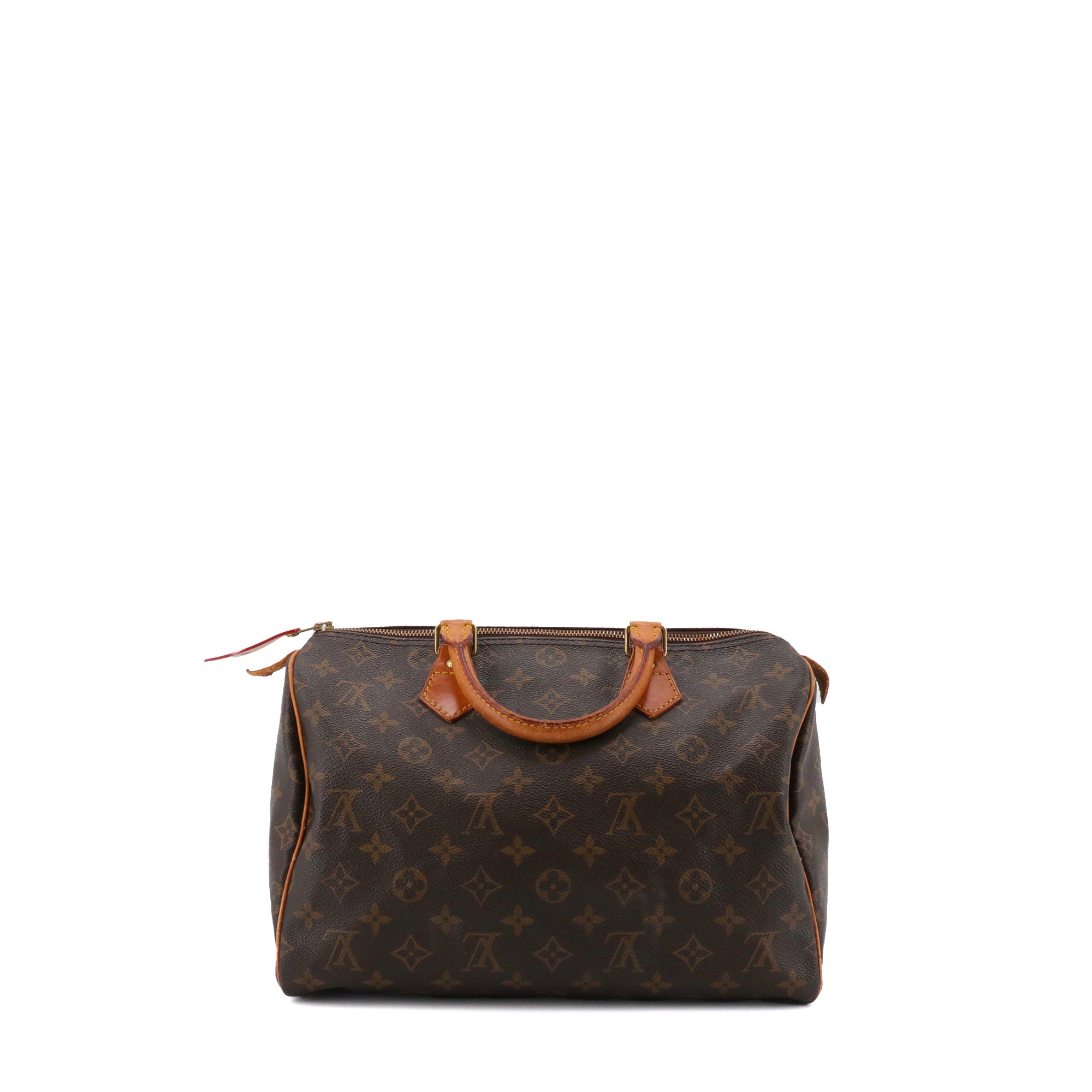 LOUIS VUITTON - Sac à main Speedy 30 Louis Vuitton en toile monogrammée vintage