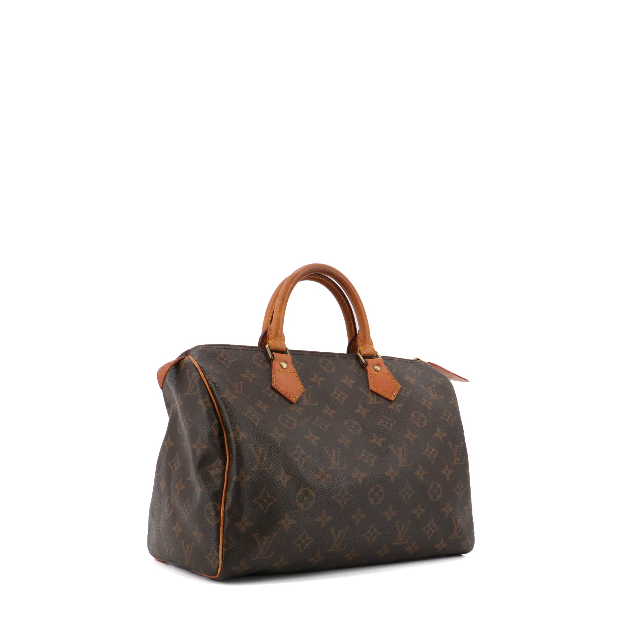 LOUIS VUITTON - Sac à main Speedy 30 Louis Vuitton en toile monogrammée vintage