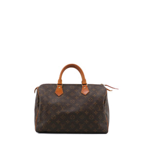 LOUIS VUITTON - Louis Vuitton Speedy 30 handbag in vintage monogrammed canvas