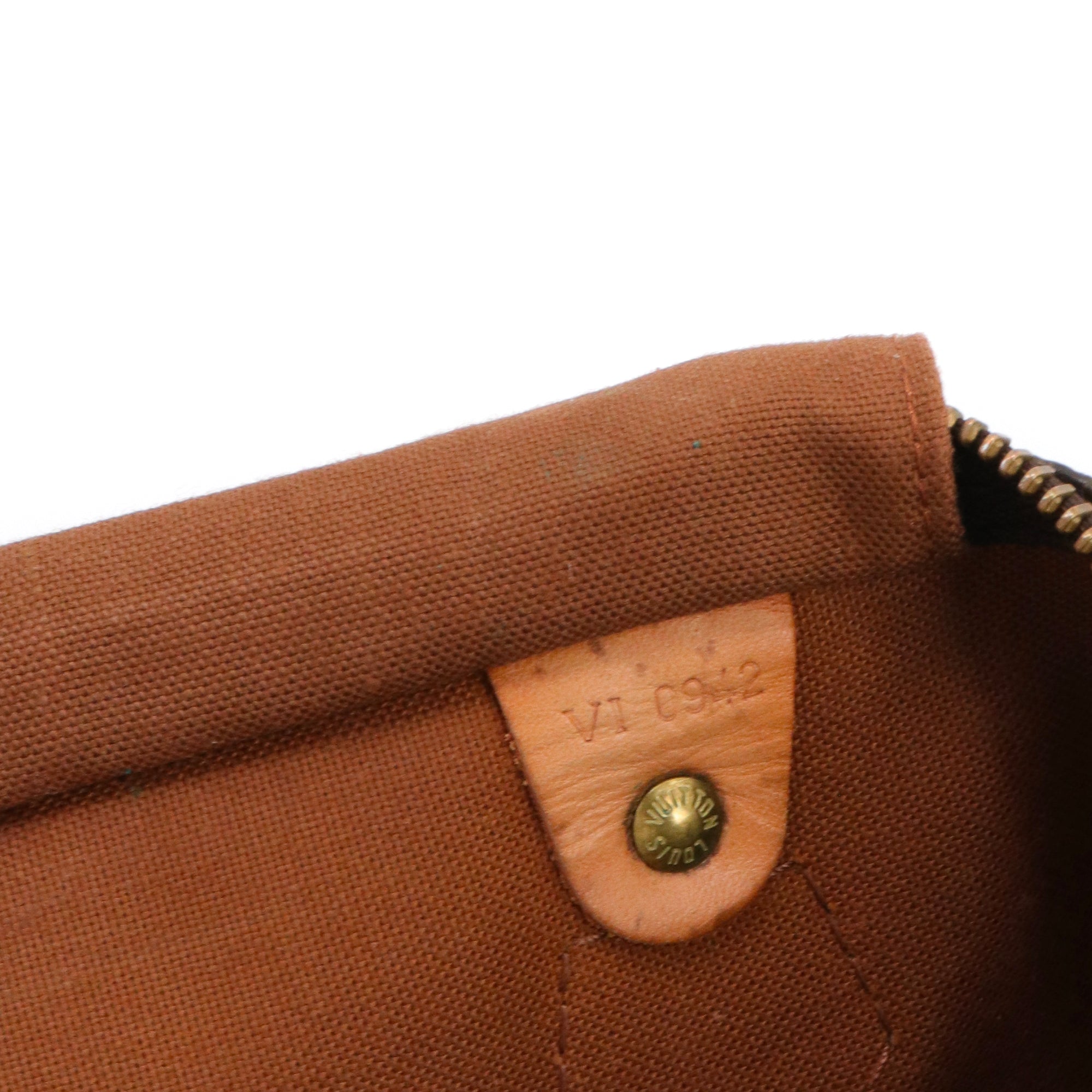 LOUIS VUITTON - Sac à main Speedy 30 Louis Vuitton en toile monogrammée vintage