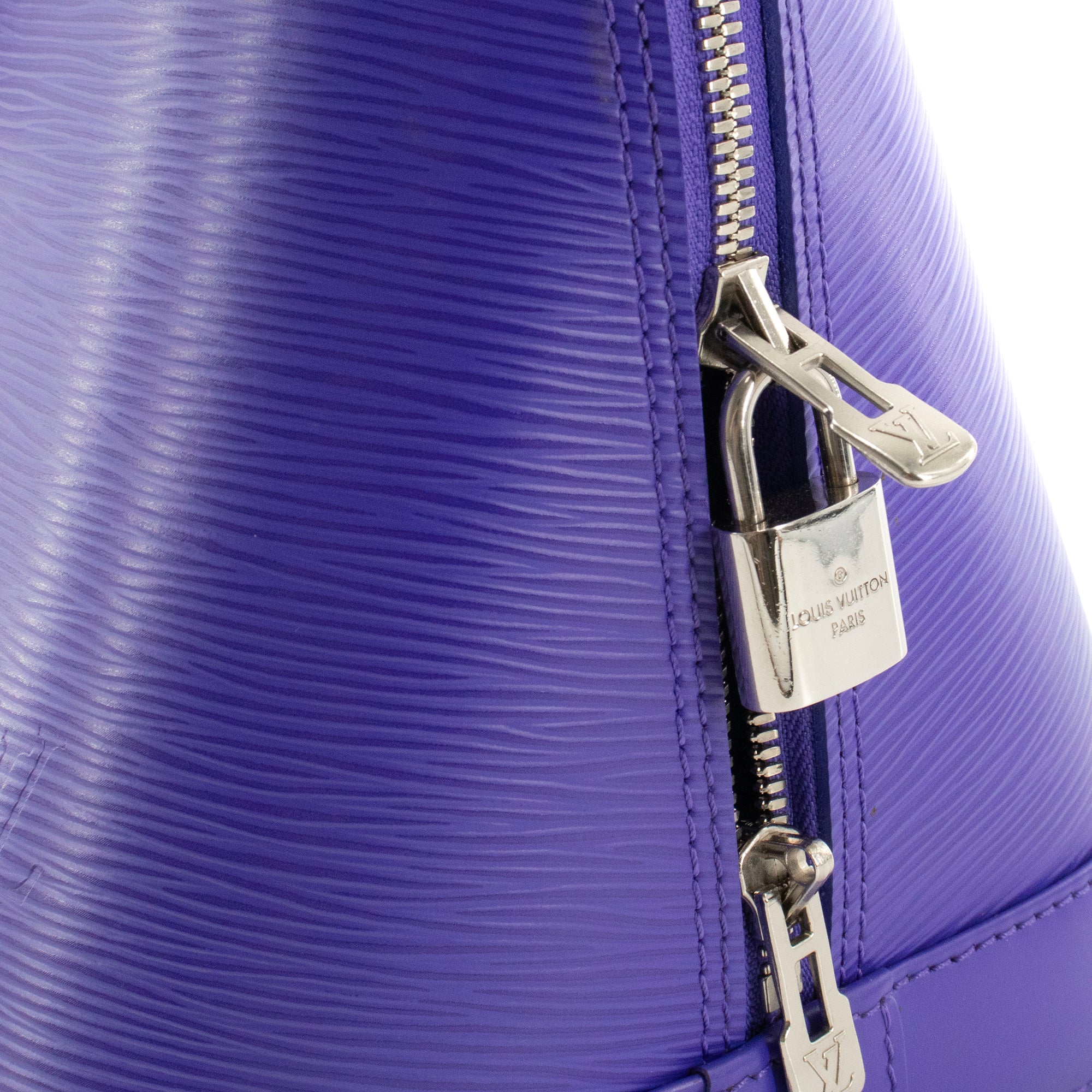 LOUIS VUITTON - Louis Vuitton Alma GM handbag in purple epi leather