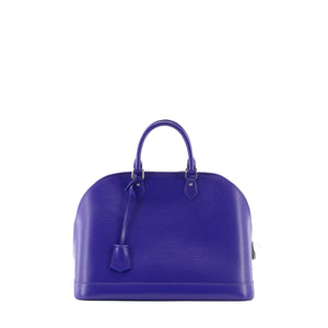 LOUIS VUITTON - Sac à main Alma GM Louis Vuitton en cuir épi violet