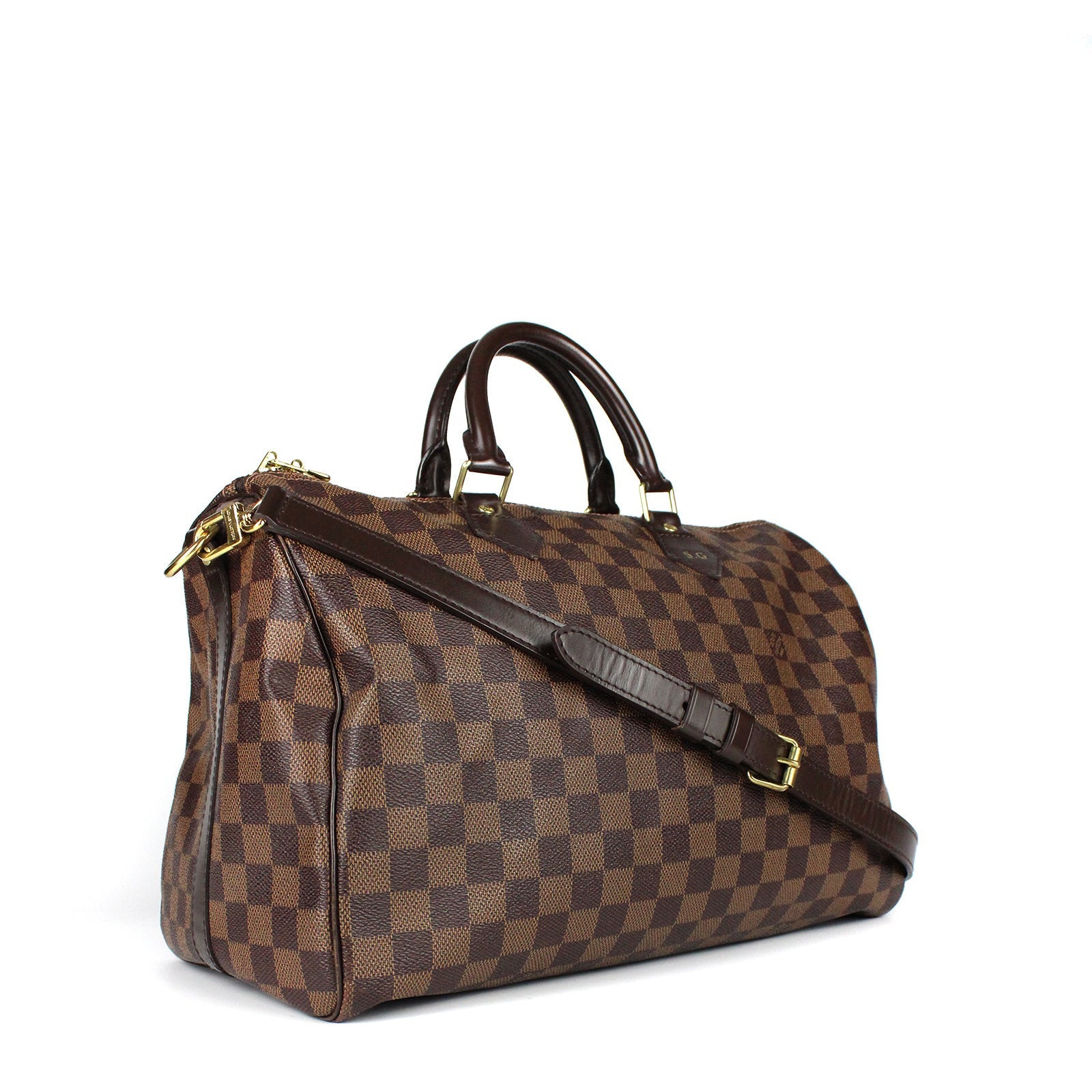 LOUIS VUITTON - Speedy 35 Bandoulière Damier Ébène