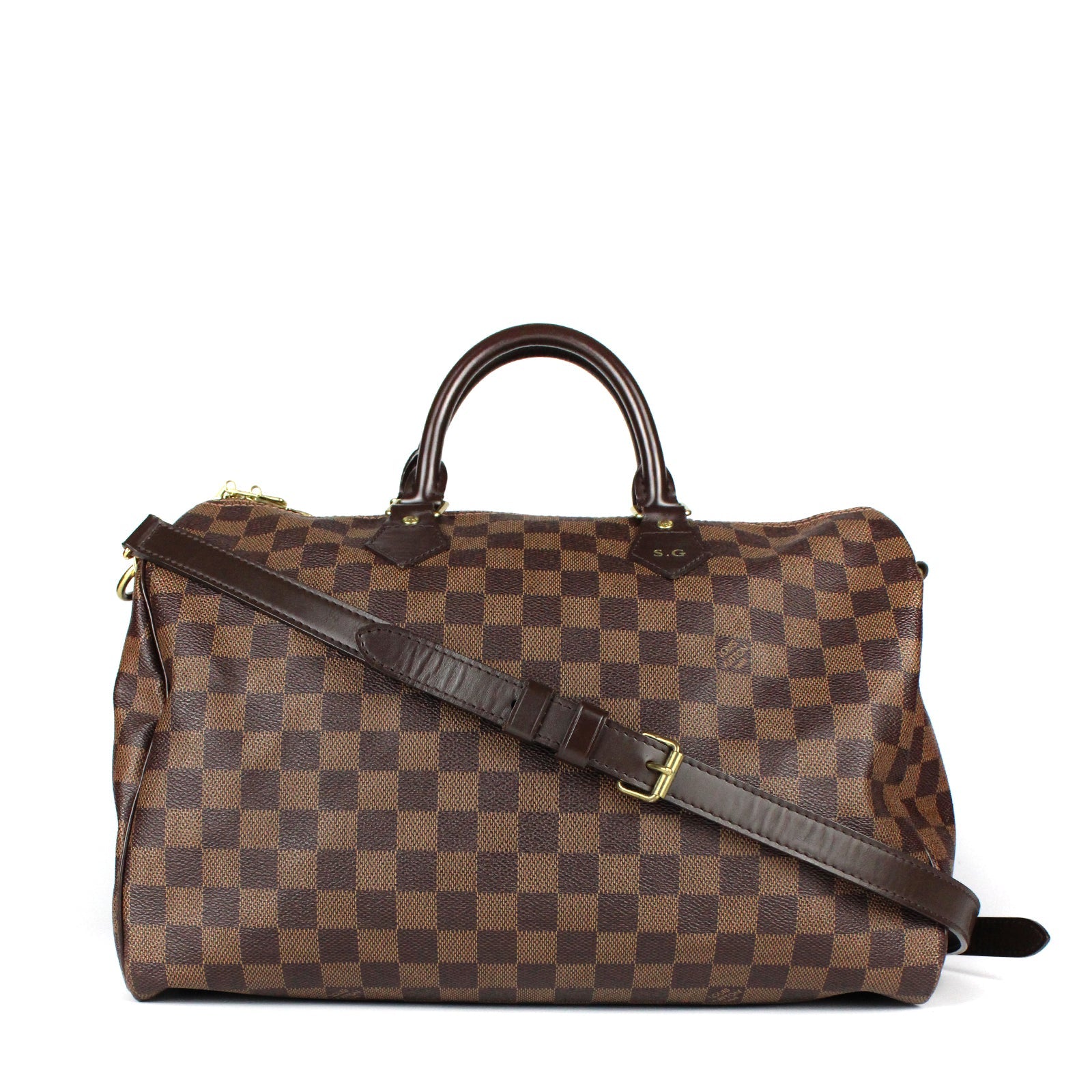 LOUIS VUITTON - Speedy 35 Bandoulière Damier Ébène