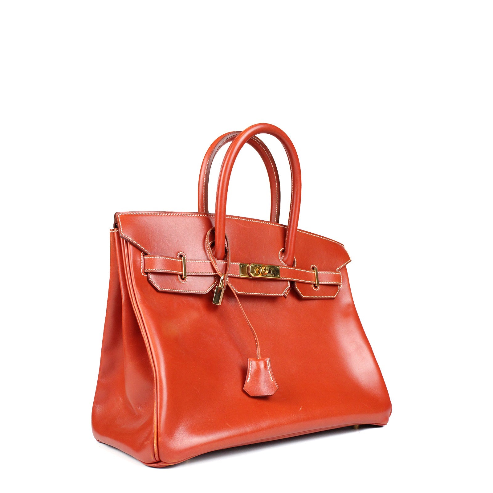HERMÈS - Birkin 35 en cuir box