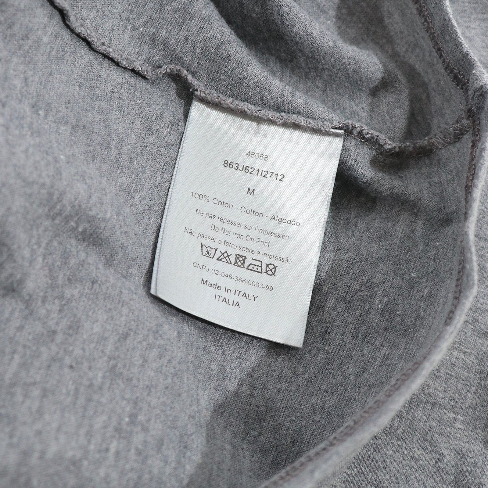 DIOR - Tee-shirt Atelier gris (M)