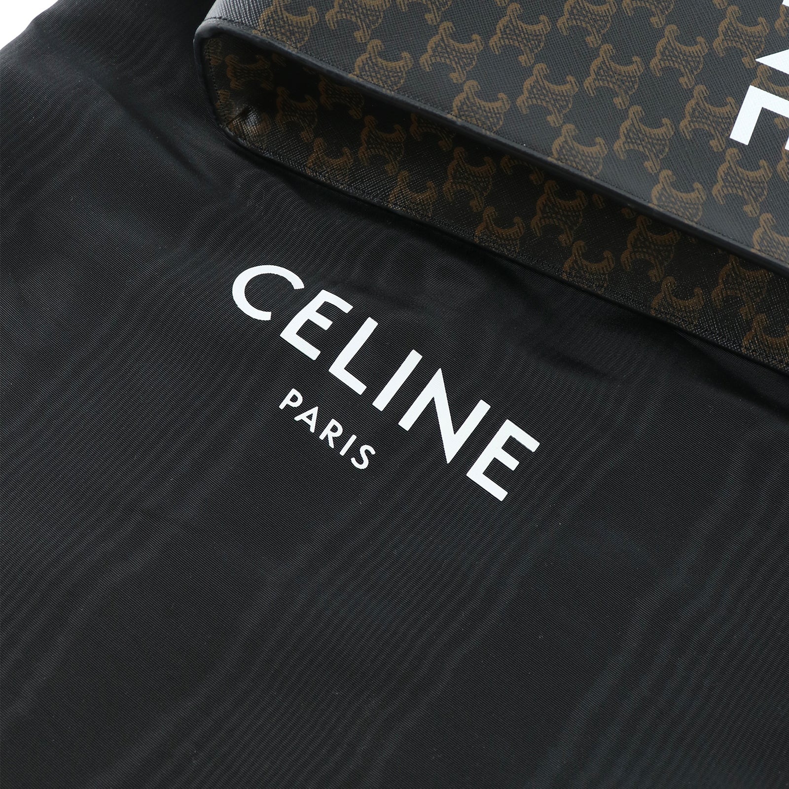CELINE - Sac cabas Vertical Petit Modèle en toile Triomphe