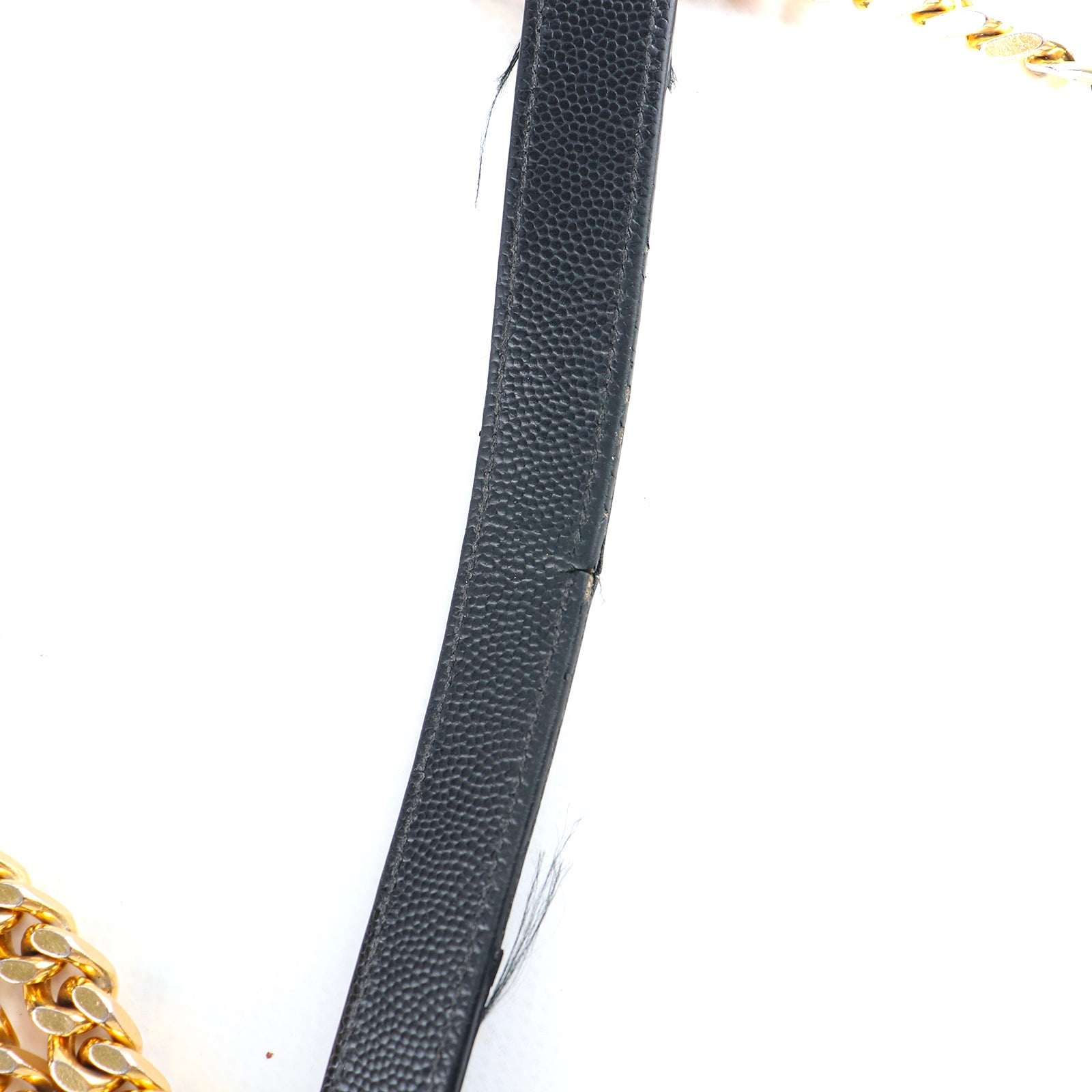 SAINT LAURENT - Shopping Monogram tote bag in black grained leather