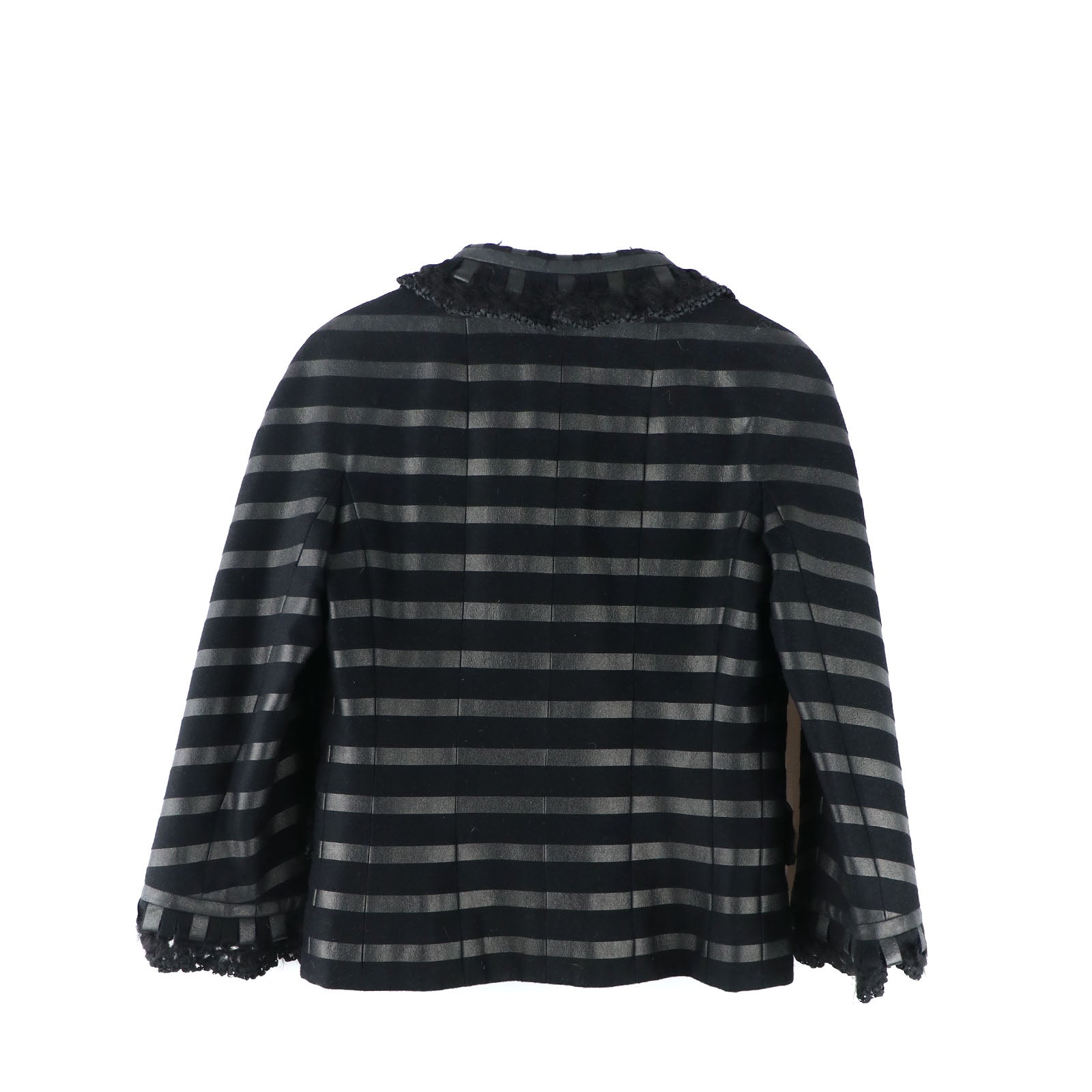 CHANEL - Veste en cachemire à col claudine (T34)