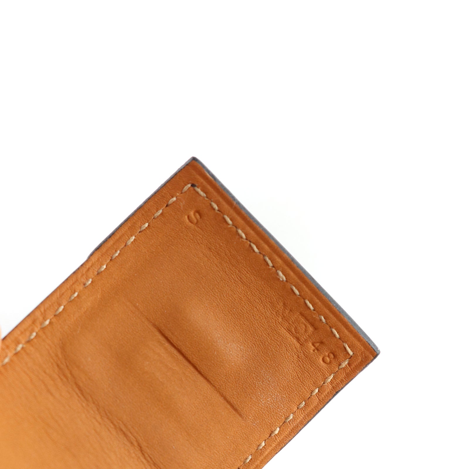 HERMÈS - Dog collar cuff in black smooth leather