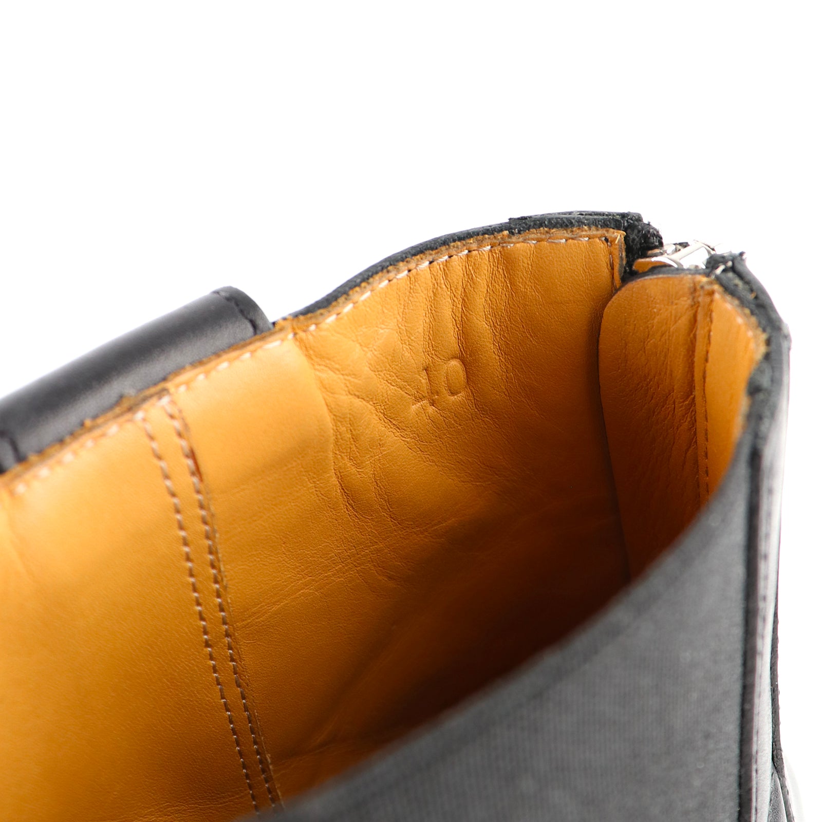HERMÈS - Bottines et Mini Chaps de concours amovibles Nedji en cuir noir (T40)